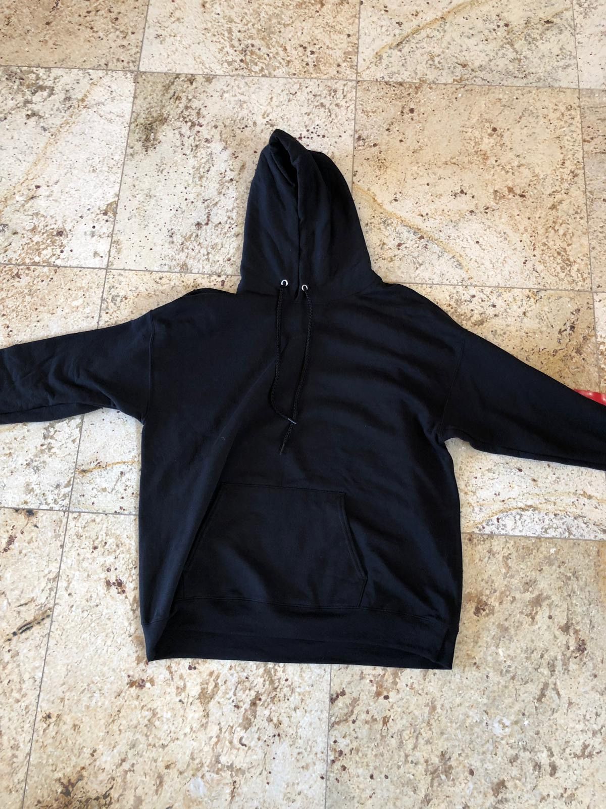 Marino Infantry Black Hoodie With Air Bubble Logo Sleeves (Red) Size US L / EU 52-54 / 3 - 1 Thumbnail
