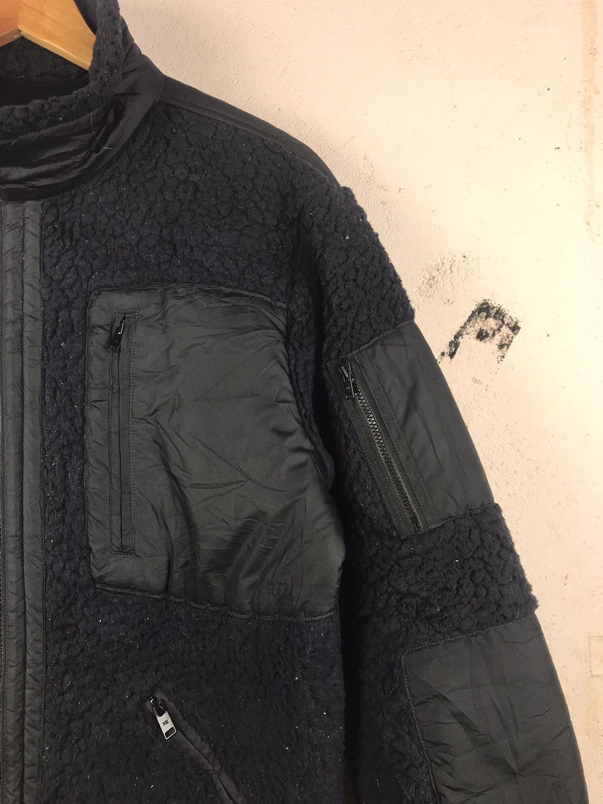 Japanese Brand × Undercover × Uniqlo Uniqlo Undercover full black fleece full zipper Size US M / EU 48-50 / 2 - 6 Thumbnail
