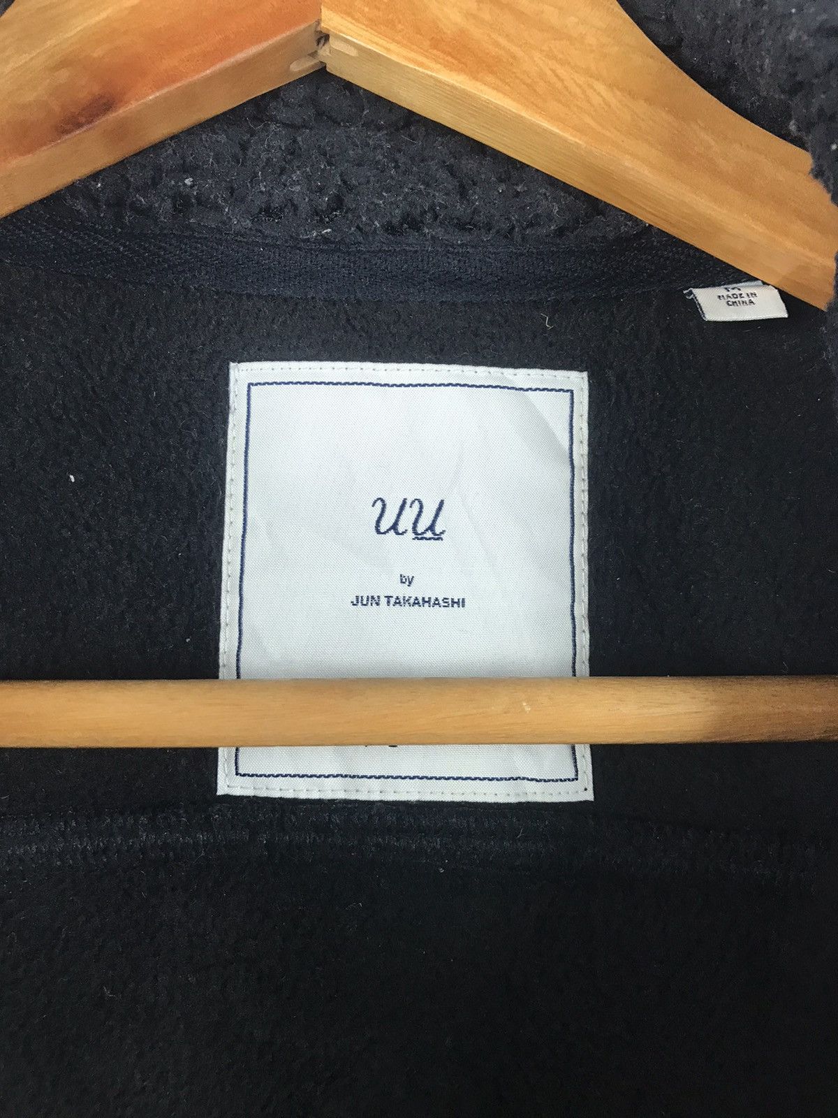 Japanese Brand × Undercover × Uniqlo Uniqlo Undercover full black fleece full zipper Size US M / EU 48-50 / 2 - 3 Thumbnail