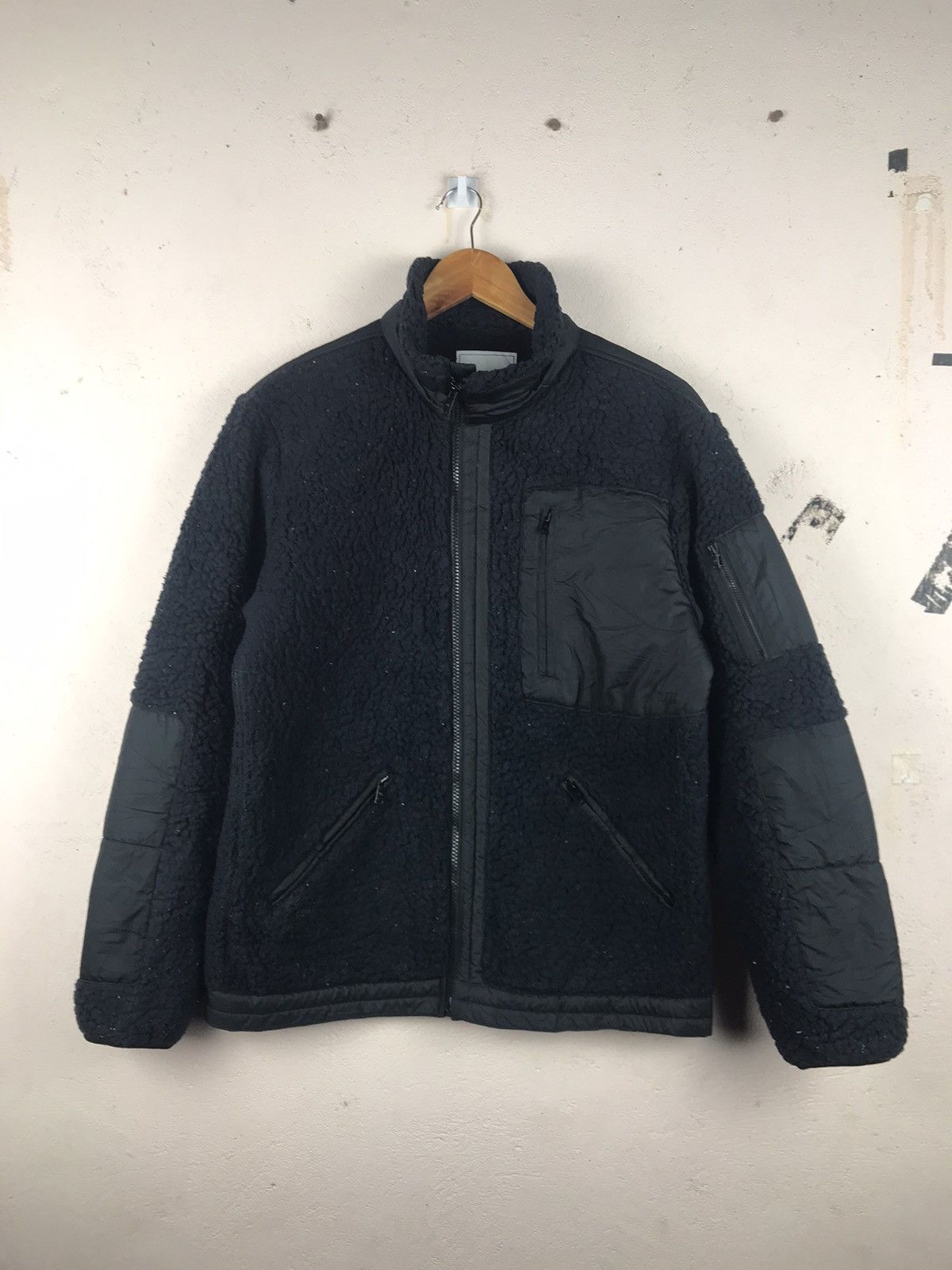 Japanese Brand × Undercover × Uniqlo Uniqlo Undercover full black fleece full zipper Size US M / EU 48-50 / 2 - 1 Thumbnail