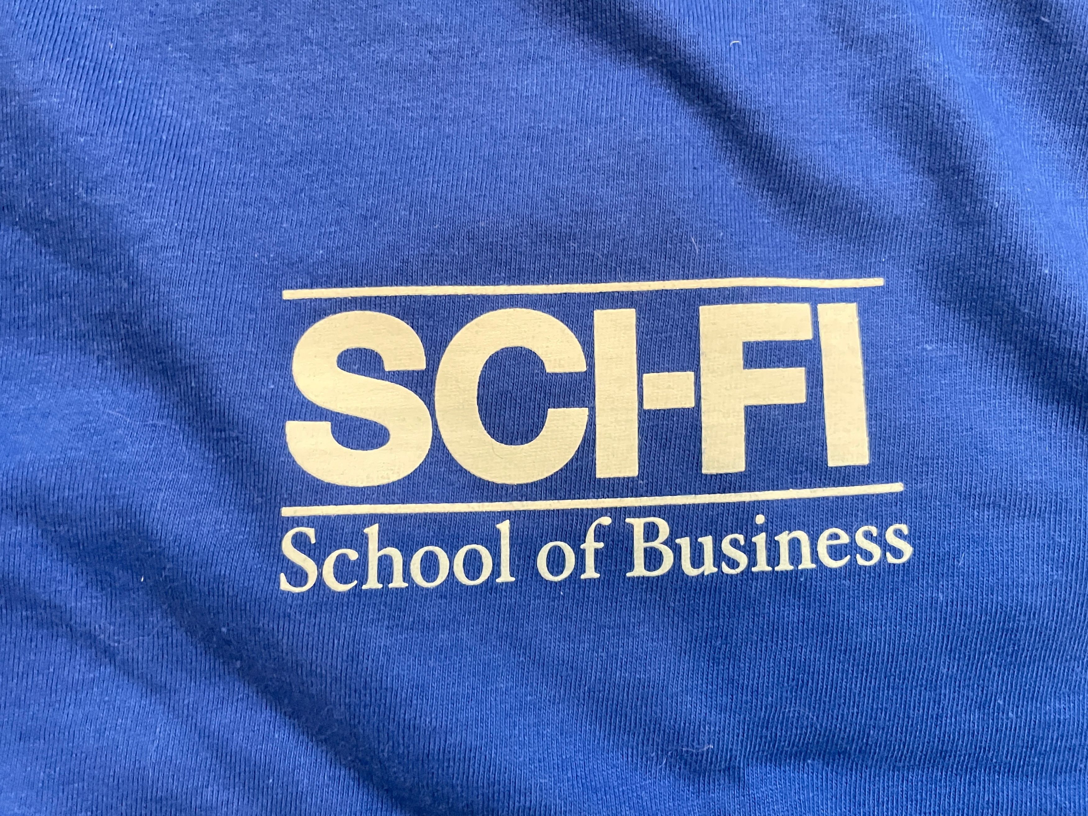 Sci-Fi Fantasy Sci-Fi Fantasy School of Business Tee Blue Size US XL / EU 56 / 4 - 3 Thumbnail