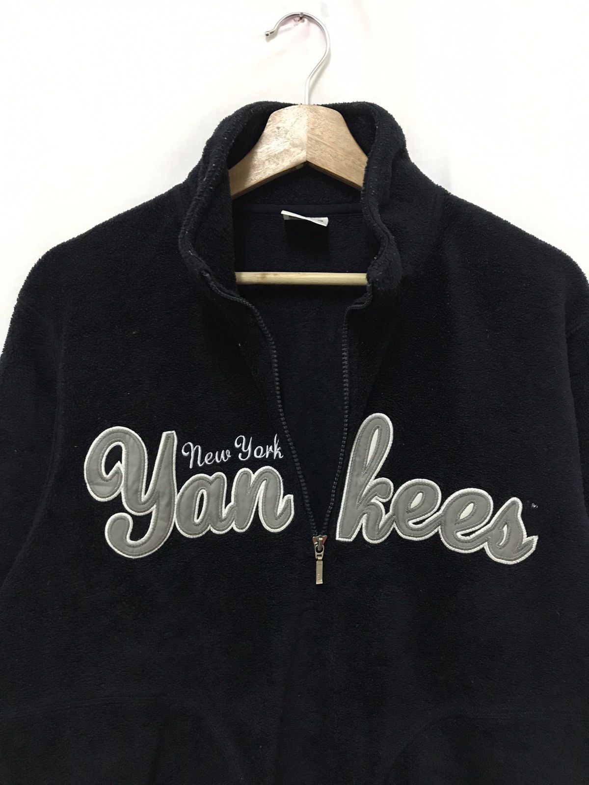MLB × New York Yankees × Vintage Vintage New York Yankees X MLB Fleece Sweatshirt Half Zip Size US XL / EU 56 / 4 - 2 Thumbnail