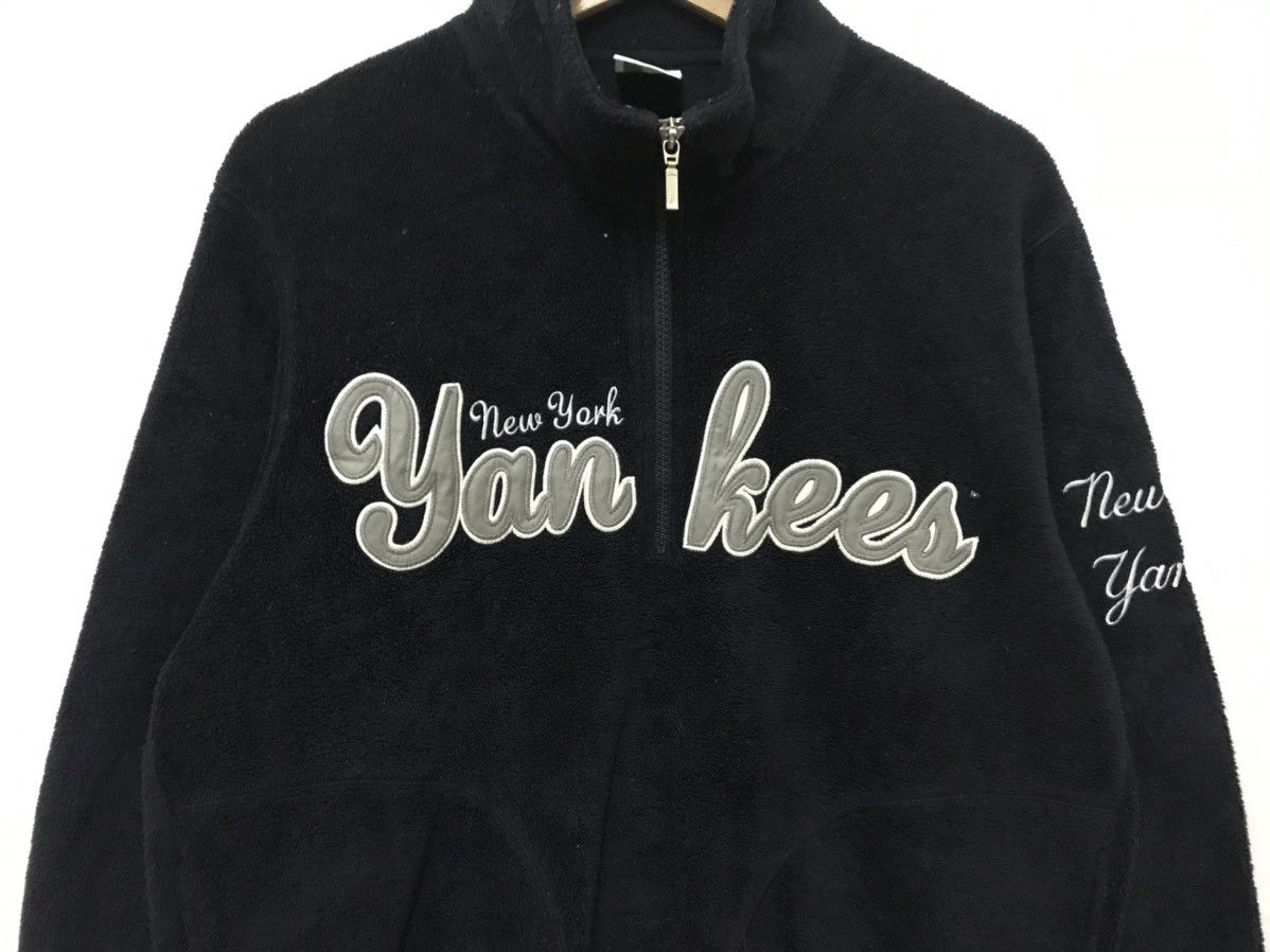MLB × New York Yankees × Vintage Vintage New York Yankees X MLB Fleece Sweatshirt Half Zip Size US XL / EU 56 / 4 - 4 Thumbnail