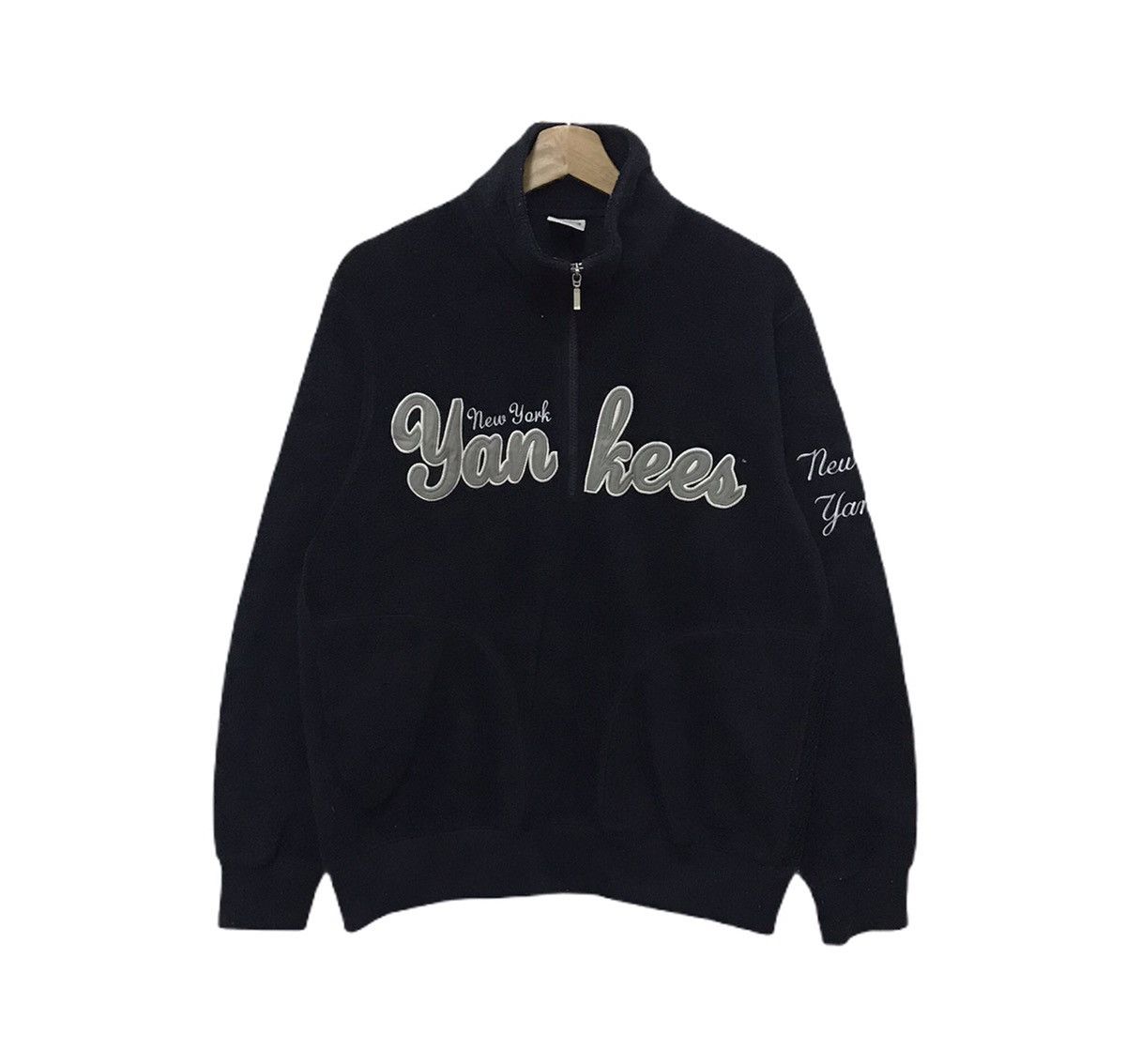 MLB × New York Yankees × Vintage Vintage New York Yankees X MLB Fleece Sweatshirt Half Zip Size US XL / EU 56 / 4 - 1 Thumbnail