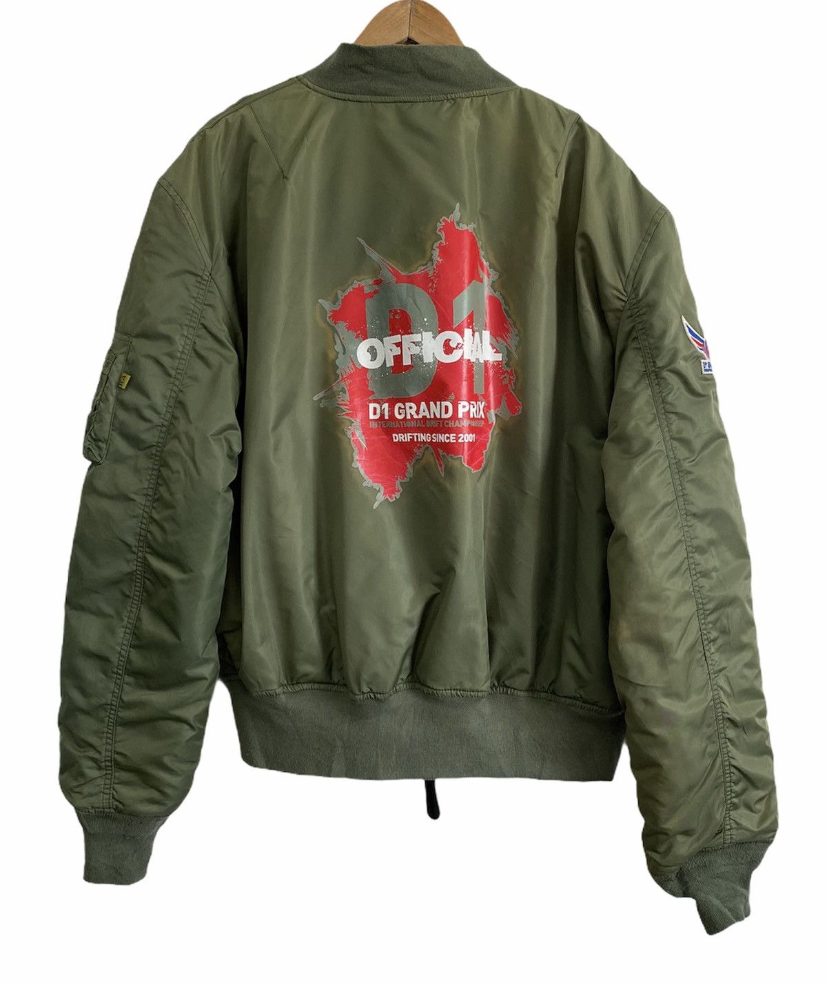 Japanese Brand 🔥GRAIL🇯🇵 VINTAGE RACING D1 GRAND PRIX ma+ BOMBER JACKET Size US XXL / EU 58 / 5 - 1 Thumbnail