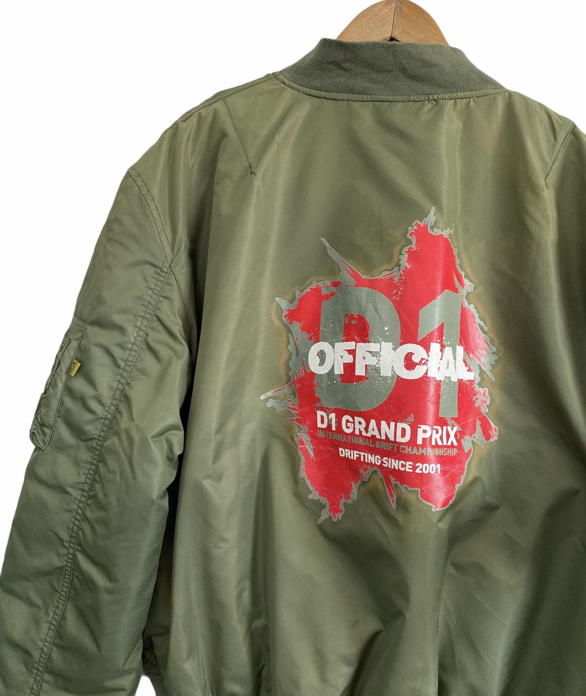 Japanese Brand 🔥GRAIL🇯🇵 VINTAGE RACING D1 GRAND PRIX ma+ BOMBER JACKET Size US XXL / EU 58 / 5 - 6 Thumbnail