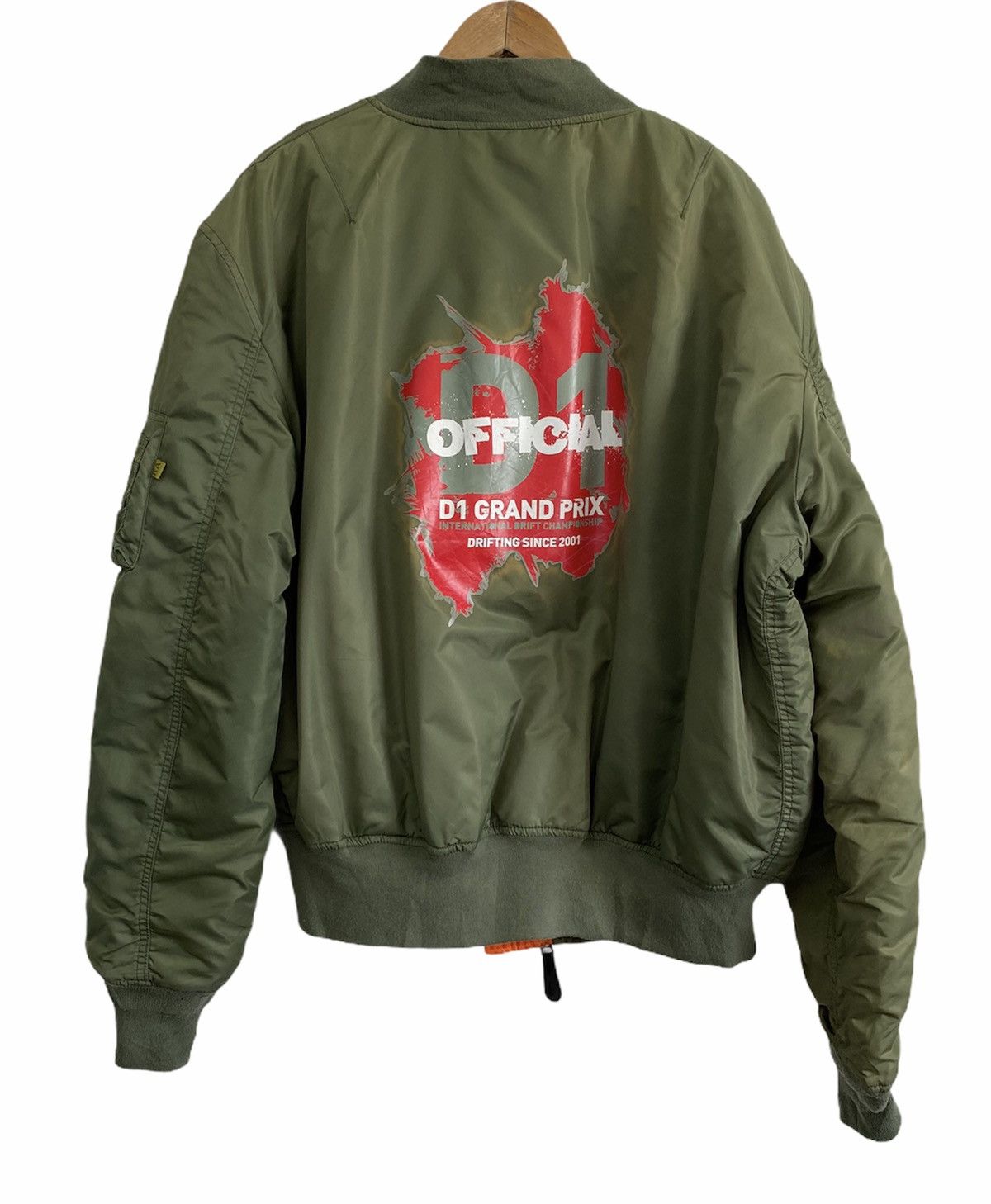 Japanese Brand 🔥GRAIL🇯🇵 VINTAGE RACING D1 GRAND PRIX ma+ BOMBER JACKET Size US XXL / EU 58 / 5 - 7 Thumbnail