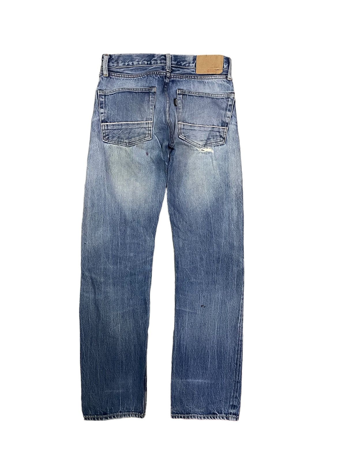 Beams Plus Beams Japan Blue Wash Straight-Cut Selvedge Jeans Size US 28 / EU 44 - 11 Thumbnail