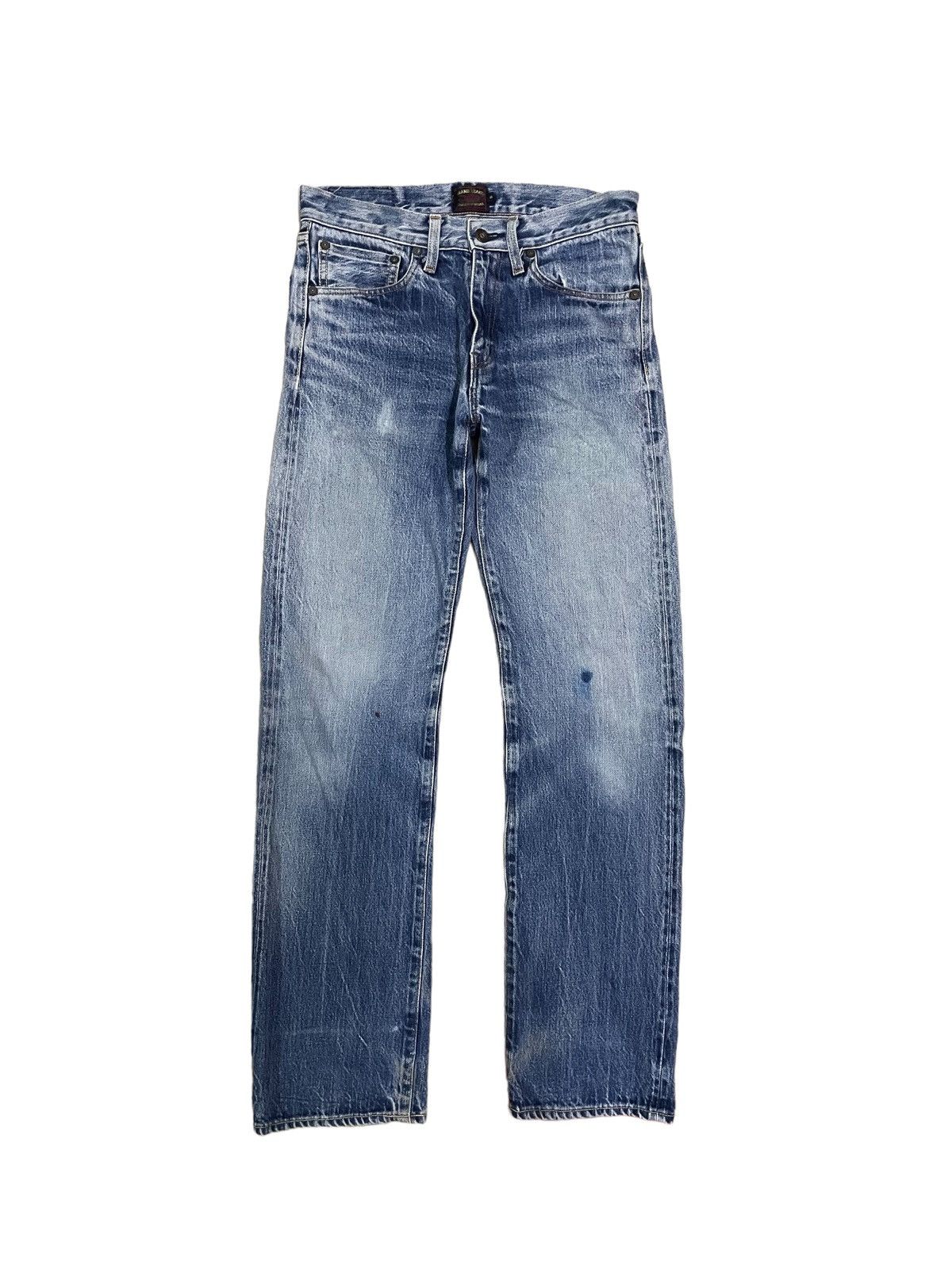 Beams Plus Beams Japan Blue Wash Straight-Cut Selvedge Jeans Size US 28 / EU 44 - 2 Thumbnail