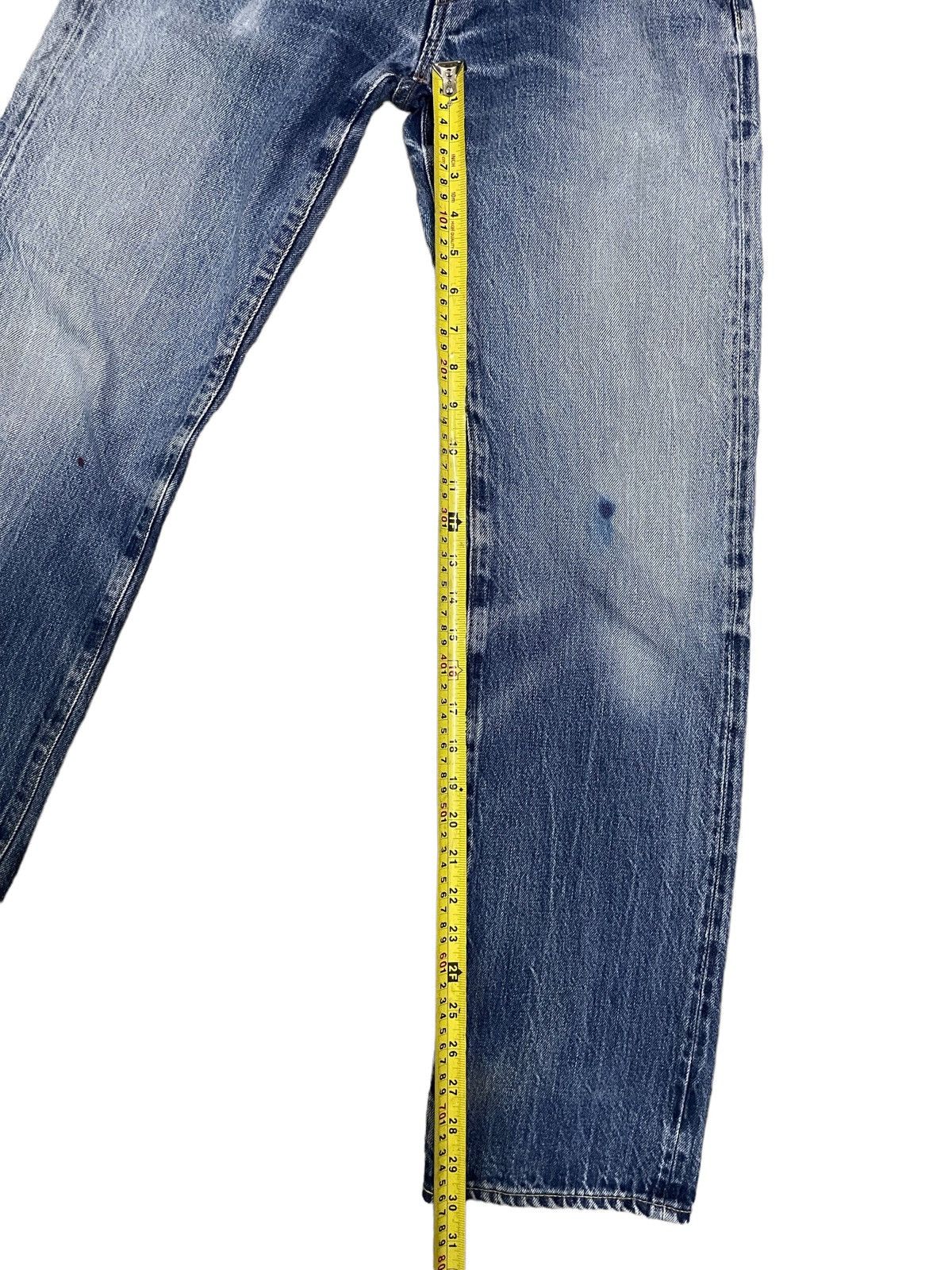 Beams Plus Beams Japan Blue Wash Straight-Cut Selvedge Jeans Size US 28 / EU 44 - 17 Thumbnail