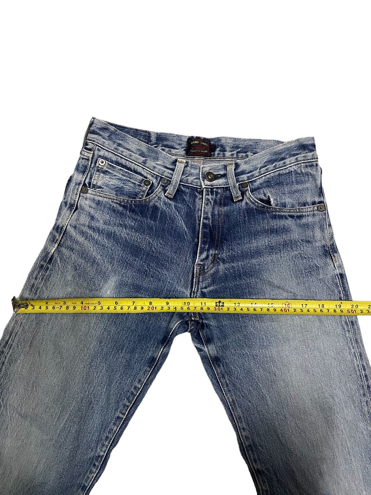 Beams Plus Beams Japan Blue Wash Straight-Cut Selvedge Jeans Size US 28 / EU 44 - 18 Thumbnail