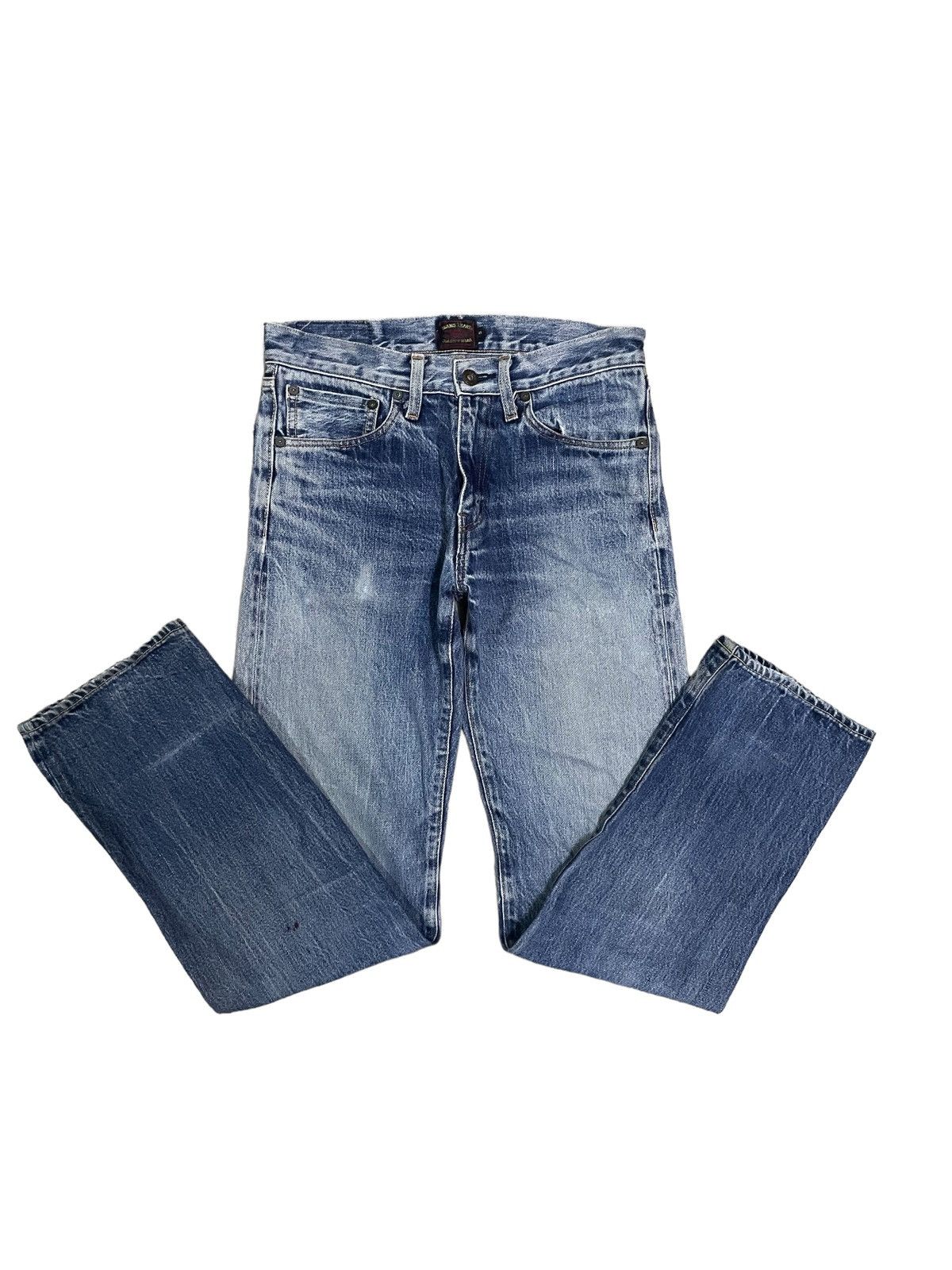 Beams Plus Beams Japan Blue Wash Straight-Cut Selvedge Jeans Size US 28 / EU 44 - 6 Thumbnail