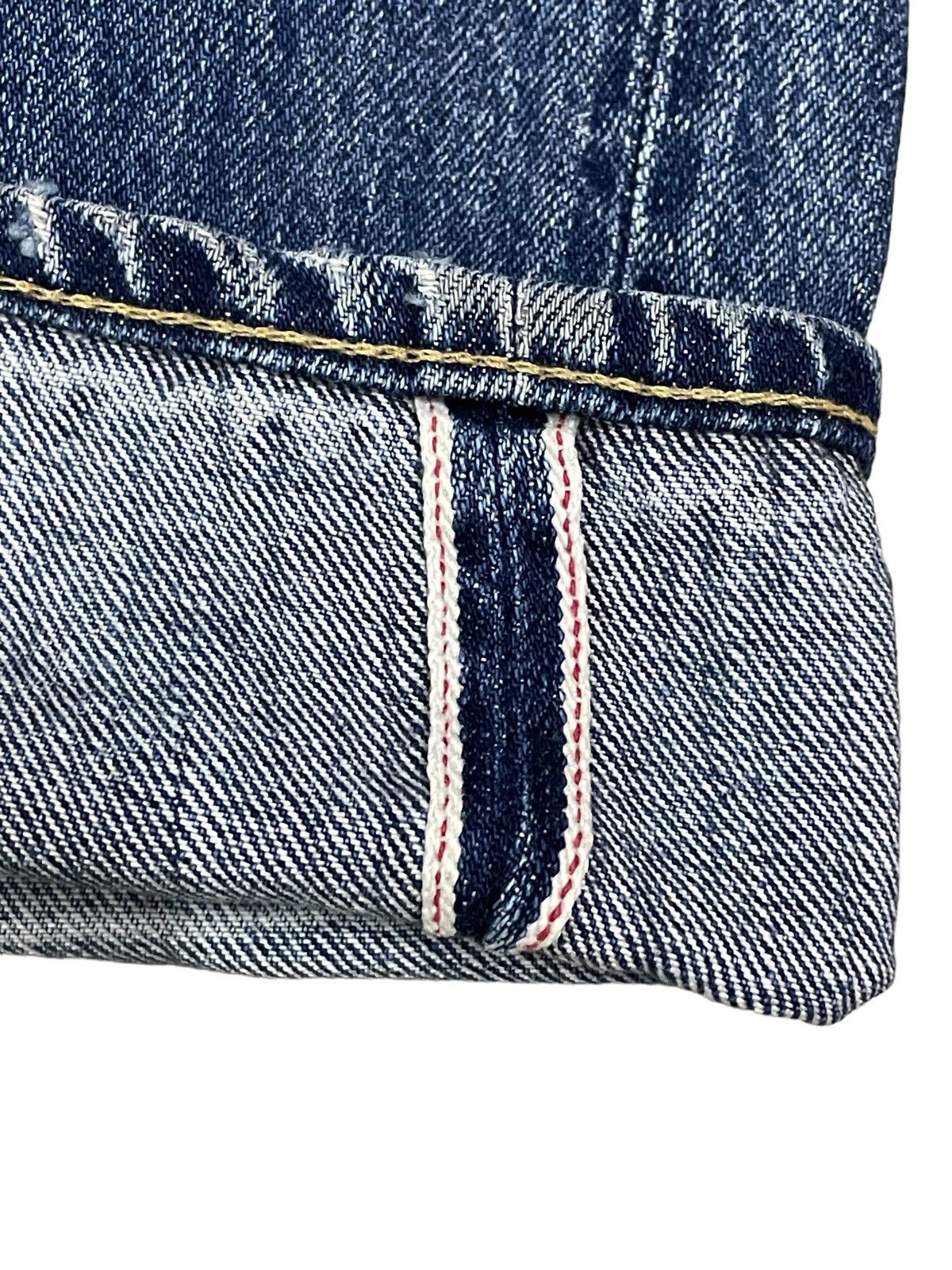 Beams Plus Beams Japan Blue Wash Straight-Cut Selvedge Jeans Size US 28 / EU 44 - 9 Thumbnail