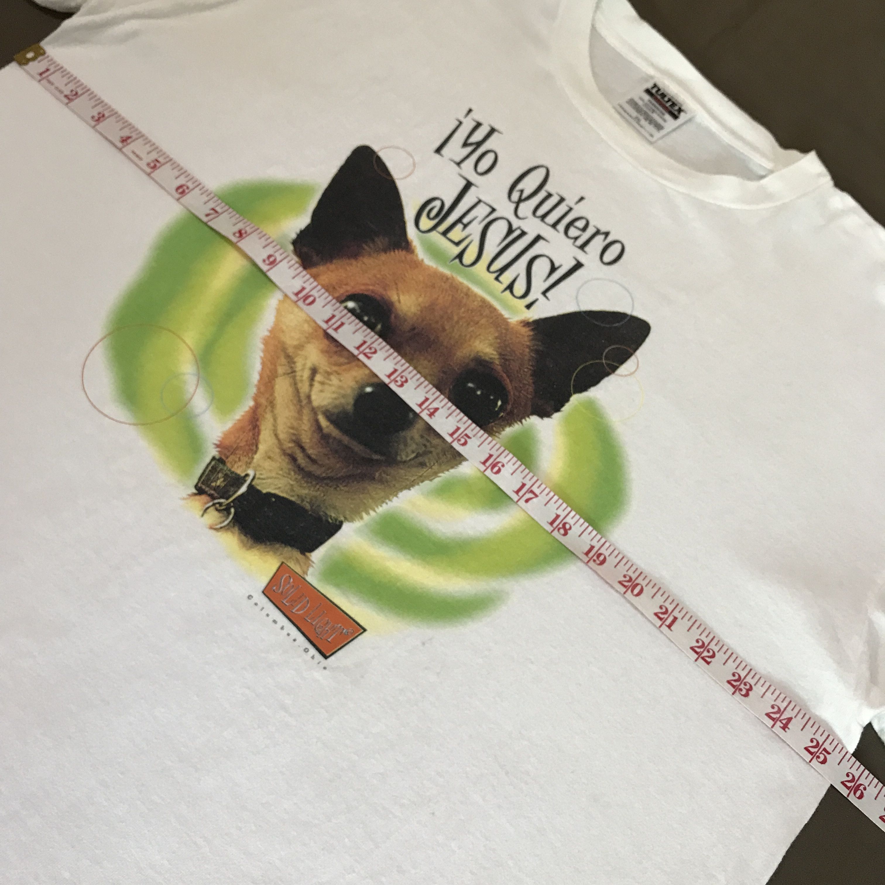 Vintage Vintage 90s i yo te quiero Jesus God Holy Bible Tee 2XL Size US XXL / EU 58 / 5 - 10 Thumbnail