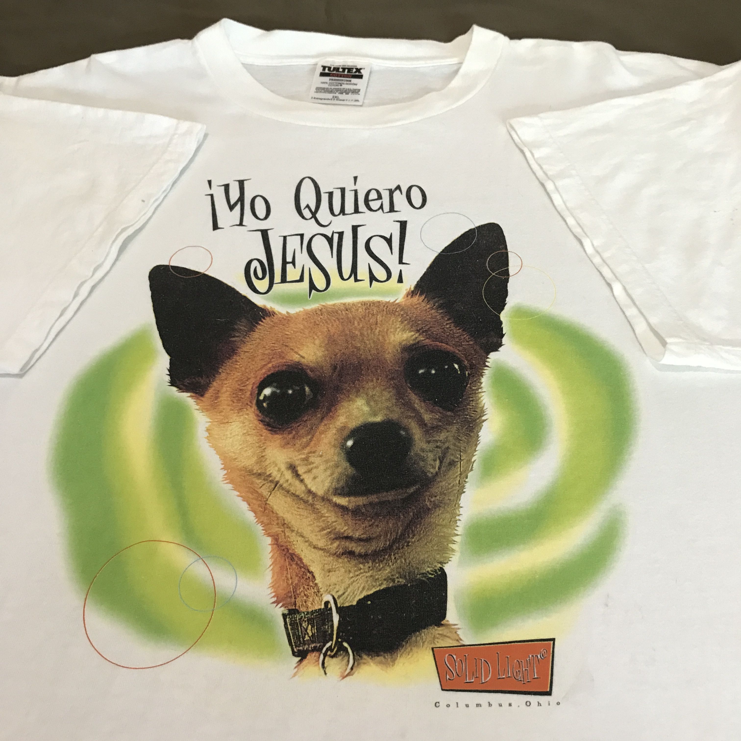 Vintage Vintage 90s i yo te quiero Jesus God Holy Bible Tee 2XL Size US XXL / EU 58 / 5 - 1 Thumbnail