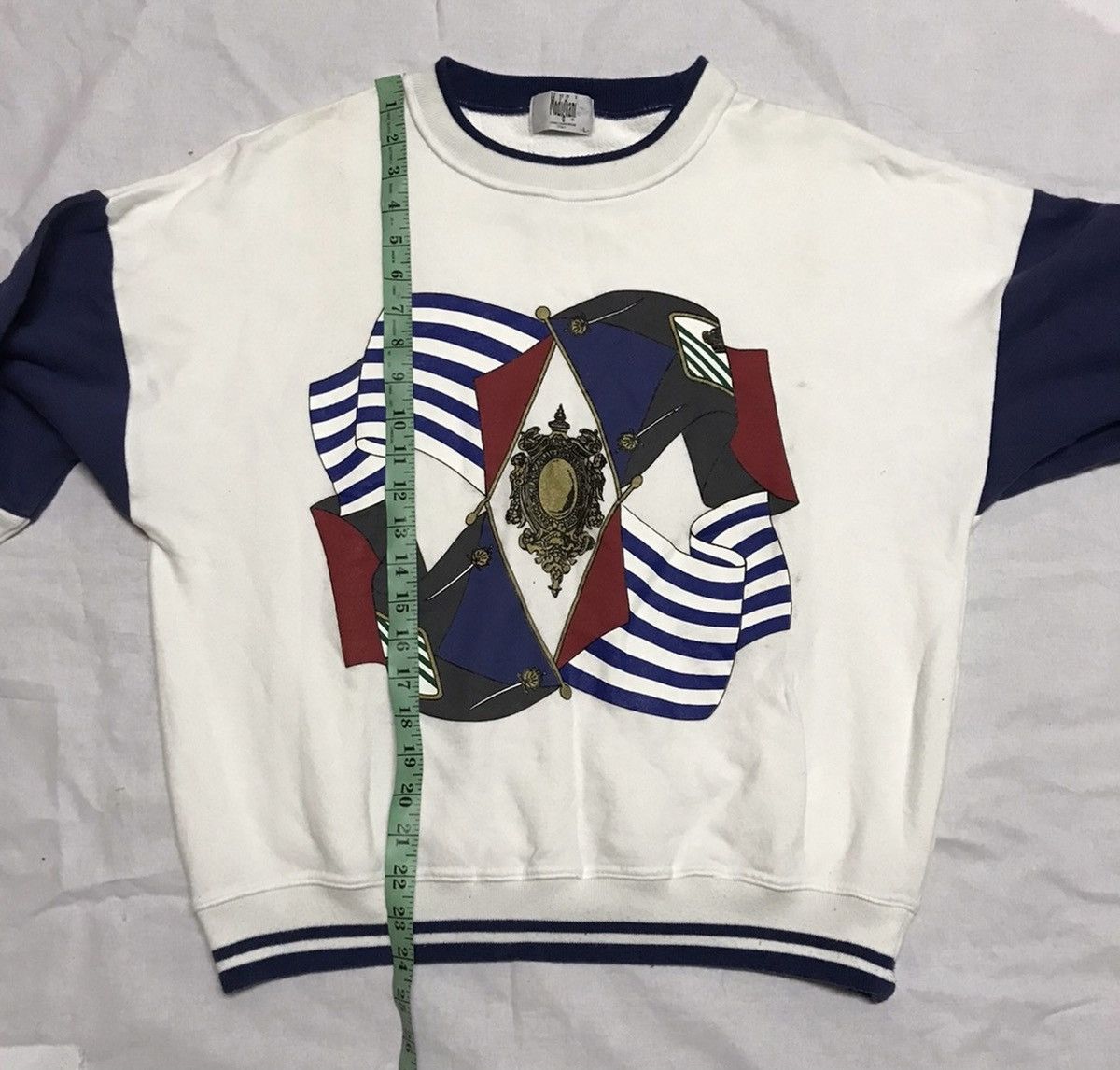 Vintage Vintage 90s Modigliani World Italian Designer Sweatshirt Size US L / EU 52-54 / 3 - 9 Thumbnail
