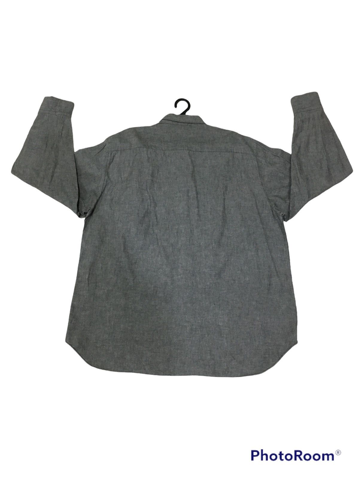 Marithe + Francois Girbaud M.F.G Design grey chambray Shirt Size US M / EU 48-50 / 2 - 6 Thumbnail