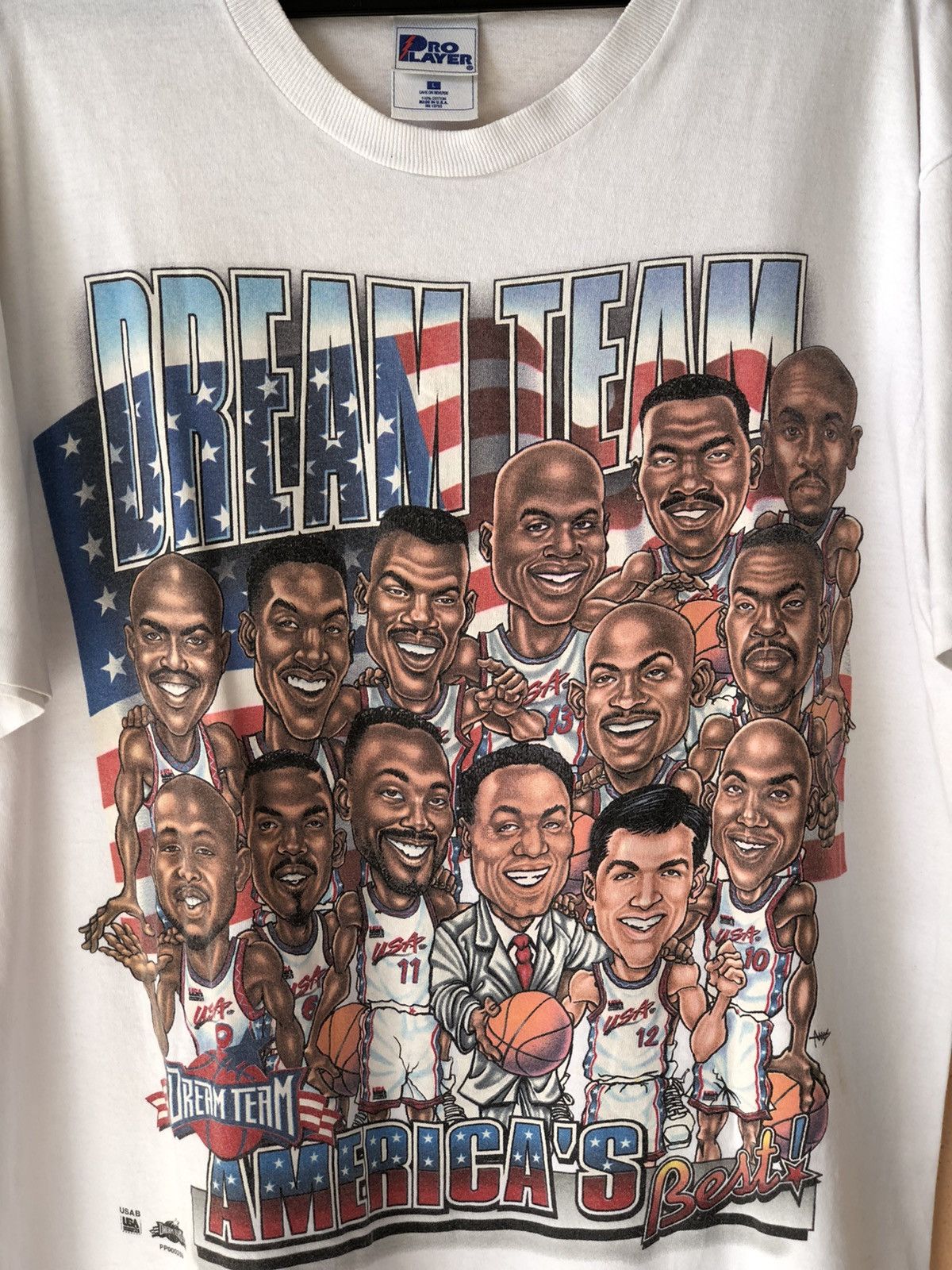 NBA Vintage 90s Dream Team America’s Best NBA Tee Size US L / EU 52-54 / 3 - 2 Thumbnail