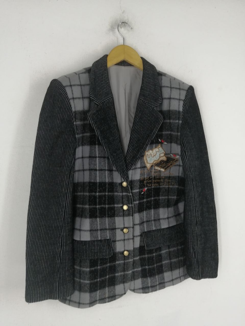 Japanese Brand × Vintage Nice Design Vintage Aztecio Wool Blazer Size US S / EU 44-46 / 1 - 2 Thumbnail
