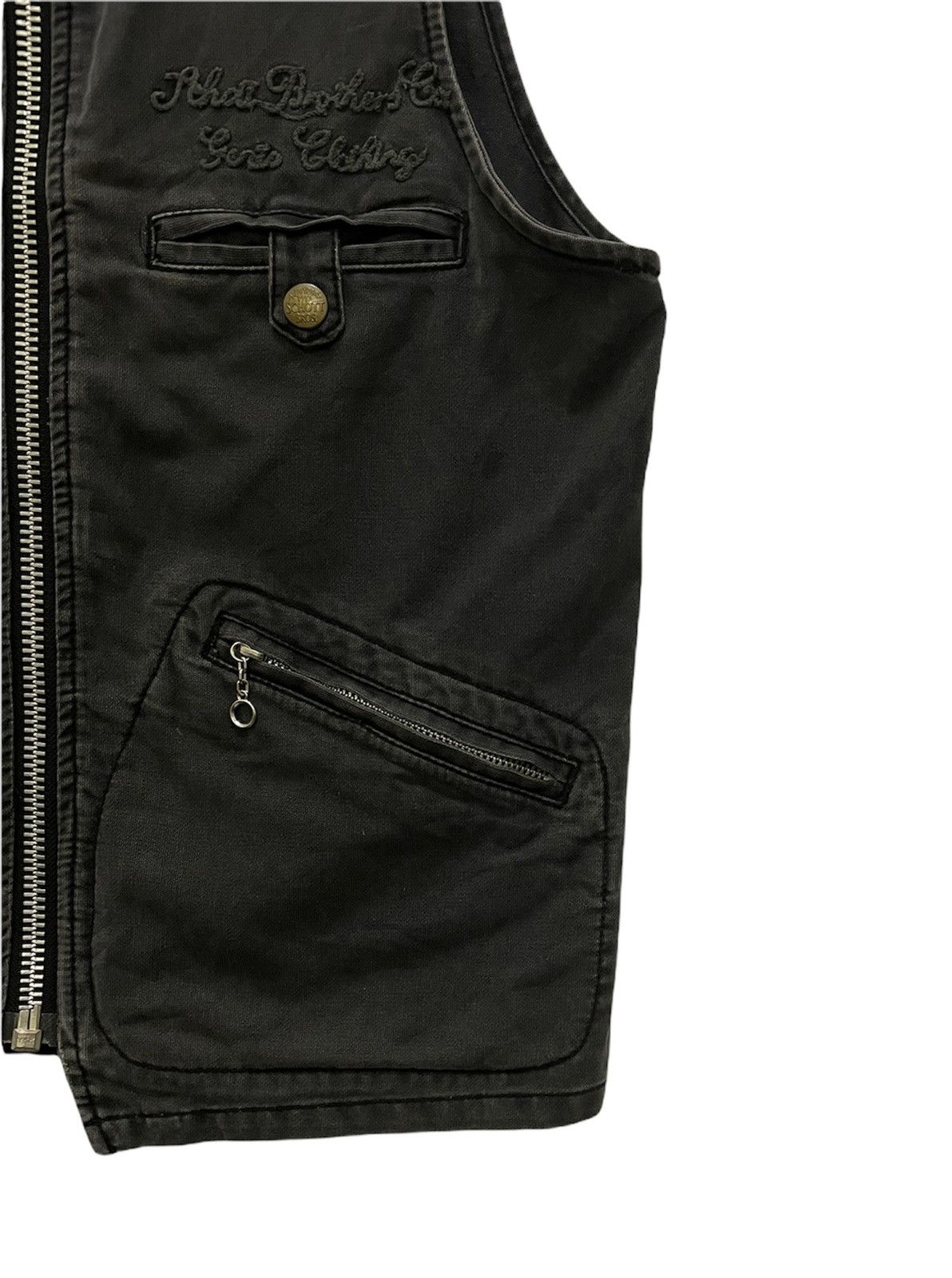 Schott Schott Rider Zipper Vest Size US S / EU 44-46 / 1 - 4 Thumbnail