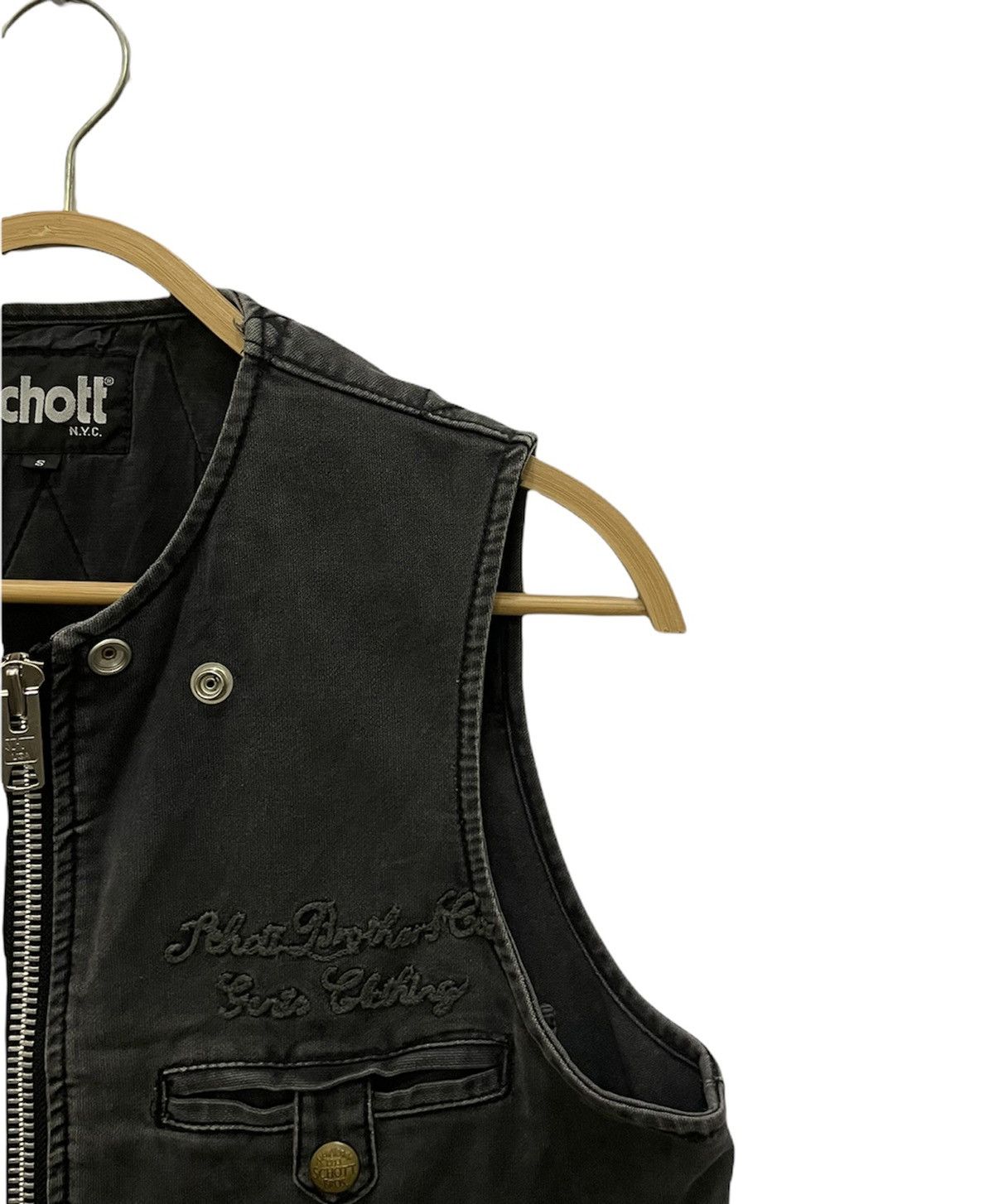 Schott Schott Rider Zipper Vest Size US S / EU 44-46 / 1 - 3 Thumbnail