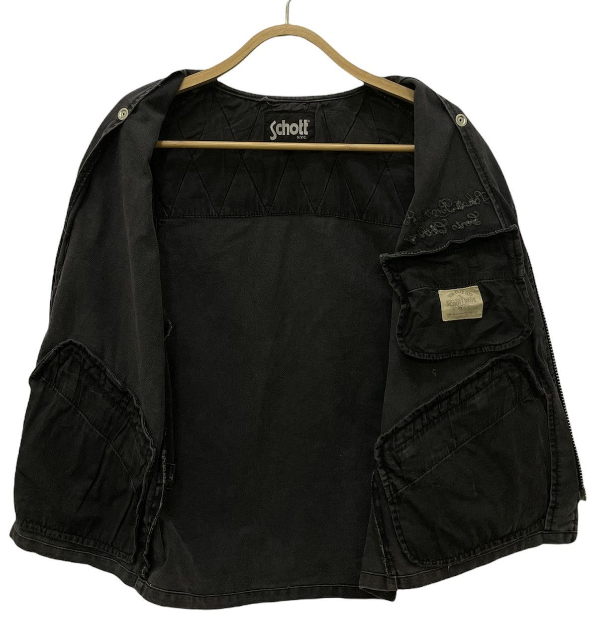 Schott Schott Rider Zipper Vest Size US S / EU 44-46 / 1 - 13 Thumbnail