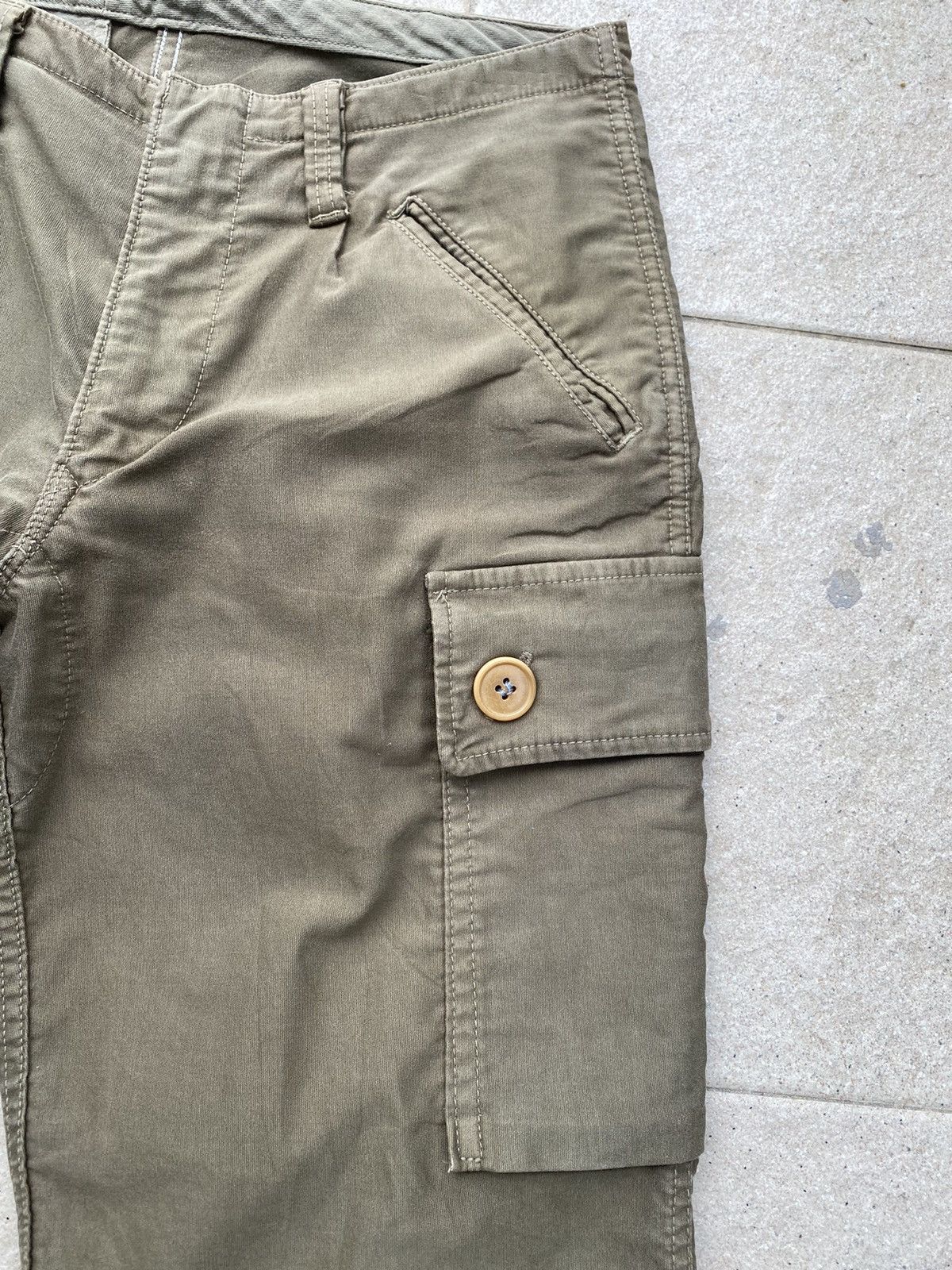 Blue Blue Japan × HOLLYWOOD RANCH MARKET × Japanese Brand 💥RARE! Hollywood Ranch Market “HRM” Duck Cotton Cargo Pant Size US 31 - 5 Thumbnail