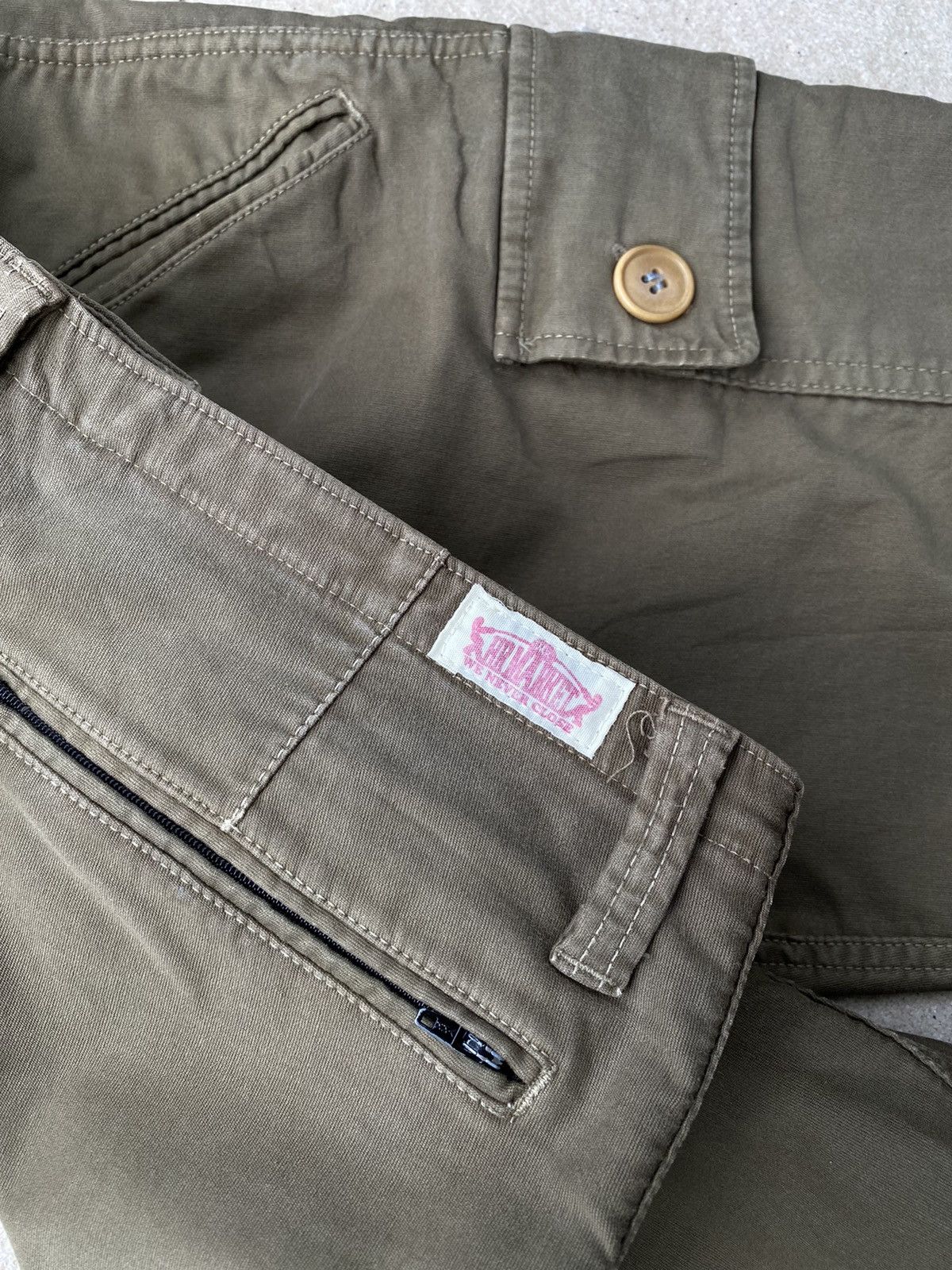 Blue Blue Japan × HOLLYWOOD RANCH MARKET × Japanese Brand 💥RARE! Hollywood Ranch Market “HRM” Duck Cotton Cargo Pant Size US 31 - 9 Thumbnail