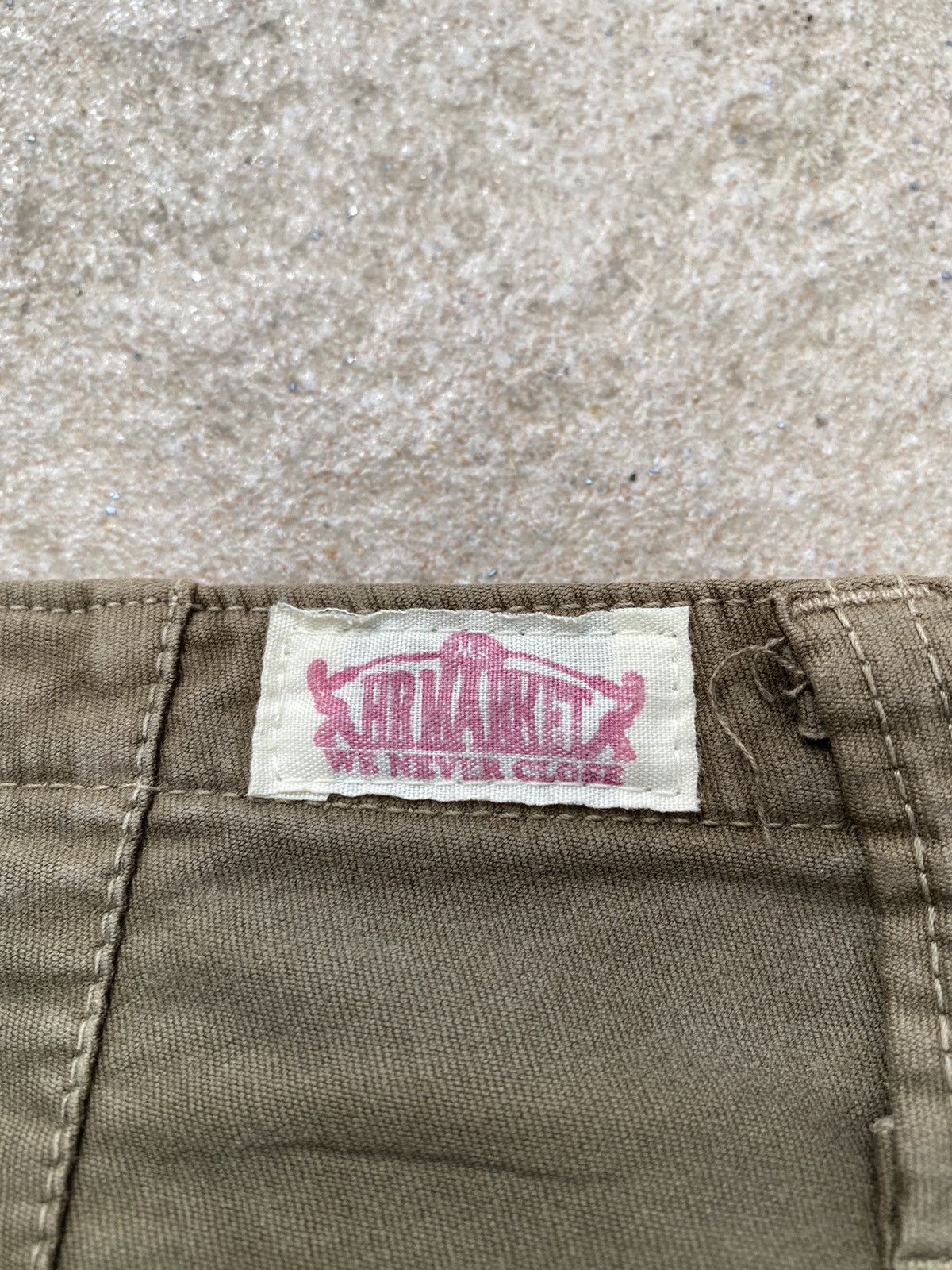 Blue Blue Japan × HOLLYWOOD RANCH MARKET × Japanese Brand 💥RARE! Hollywood Ranch Market “HRM” Duck Cotton Cargo Pant Size US 31 - 12 Thumbnail