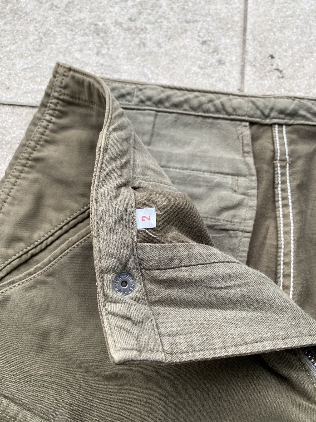 Blue Blue Japan × HOLLYWOOD RANCH MARKET × Japanese Brand 💥RARE! Hollywood Ranch Market “HRM” Duck Cotton Cargo Pant Size US 31 - 17 Thumbnail