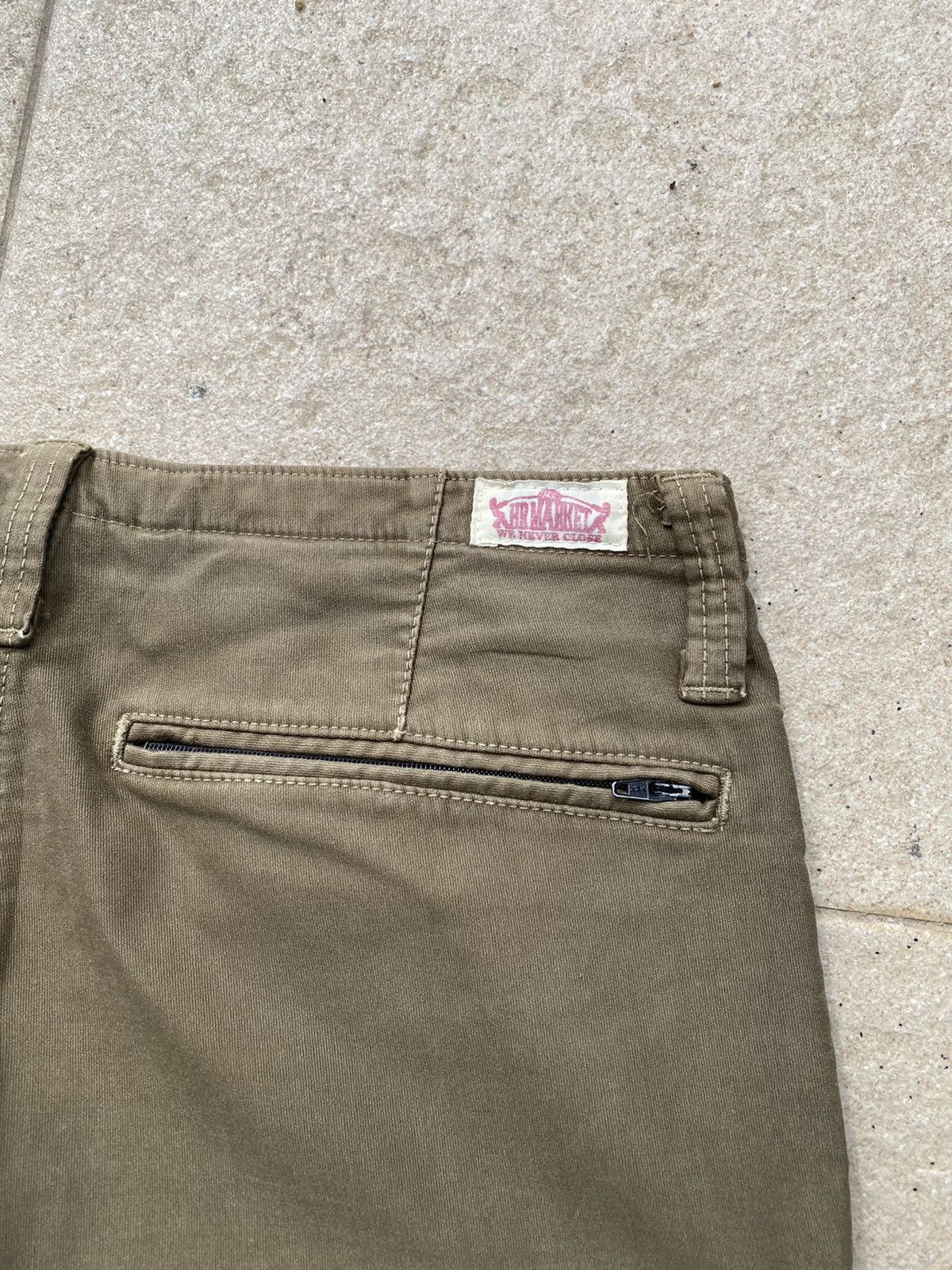Blue Blue Japan × HOLLYWOOD RANCH MARKET × Japanese Brand 💥RARE! Hollywood Ranch Market “HRM” Duck Cotton Cargo Pant Size US 31 - 11 Thumbnail