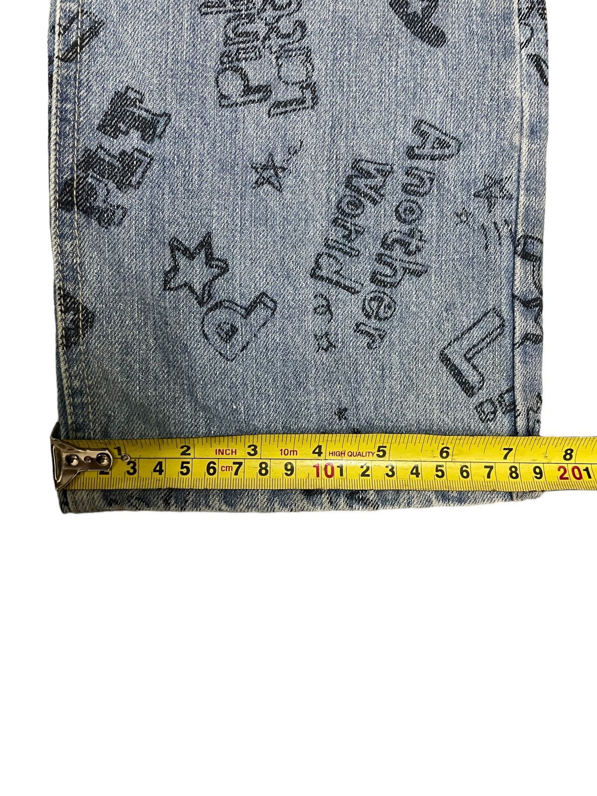 Japanese Brand Japanese Brand Punk Style Doodle Grafiti Jeans Size 26" / US 2 / IT 38 - 16 Thumbnail