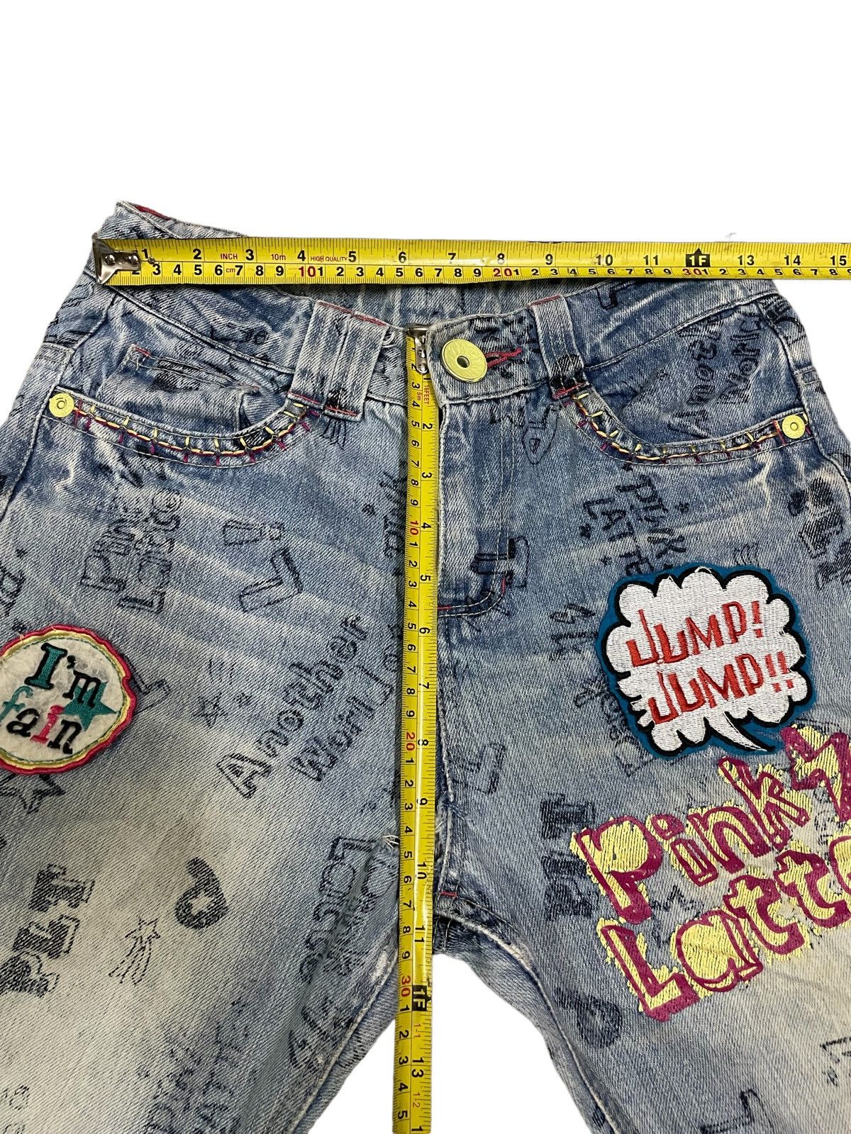 Japanese Brand Japanese Brand Punk Style Doodle Grafiti Jeans Size 26" / US 2 / IT 38 - 13 Thumbnail