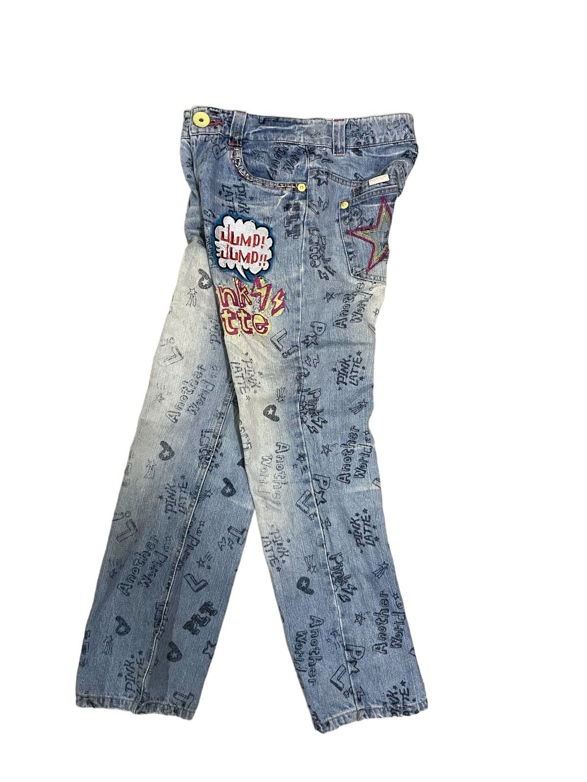 Japanese Brand Japanese Brand Punk Style Doodle Grafiti Jeans Size 26" / US 2 / IT 38 - 2 Thumbnail