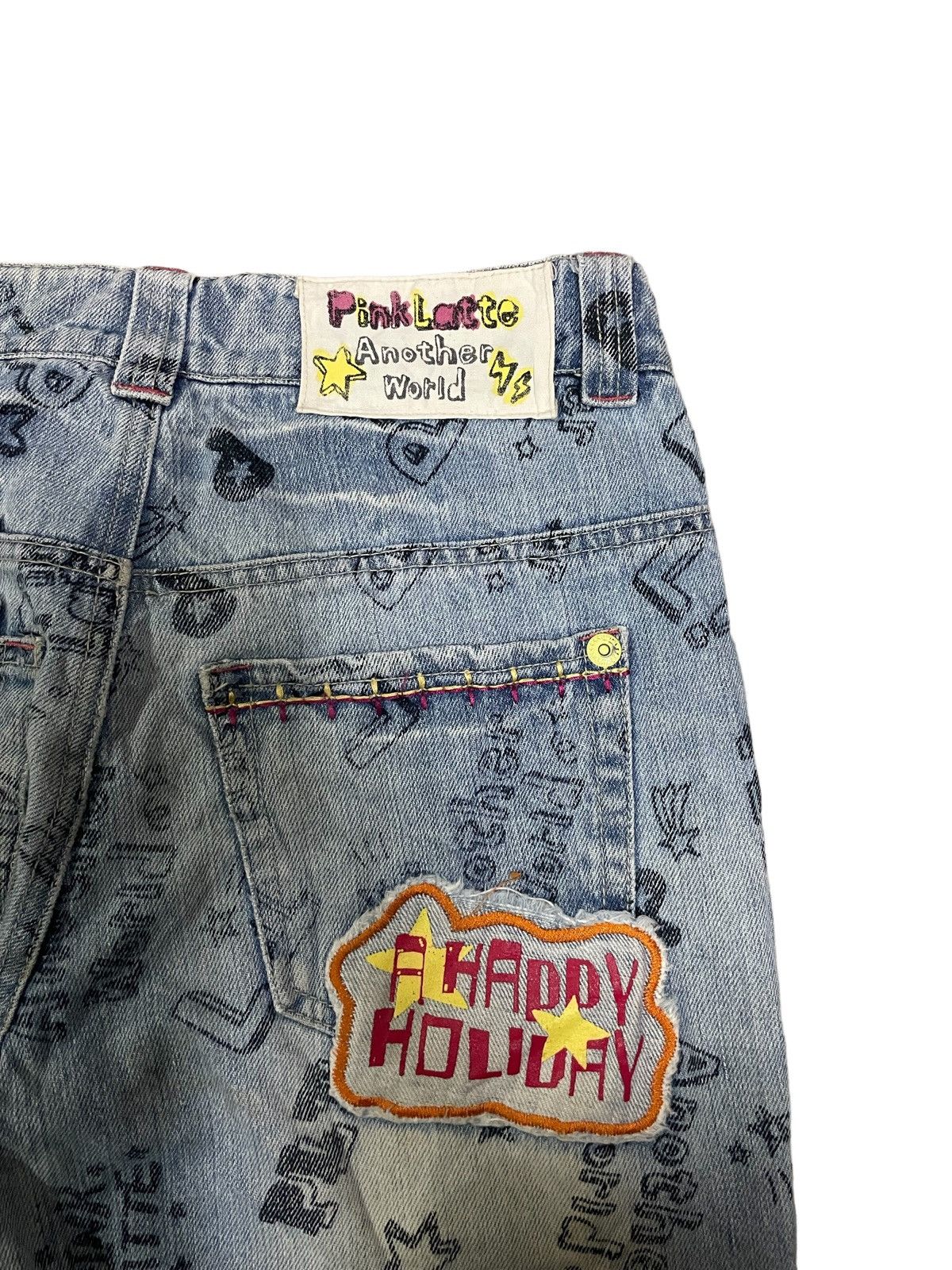 Japanese Brand Japanese Brand Punk Style Doodle Grafiti Jeans Size 26" / US 2 / IT 38 - 12 Thumbnail