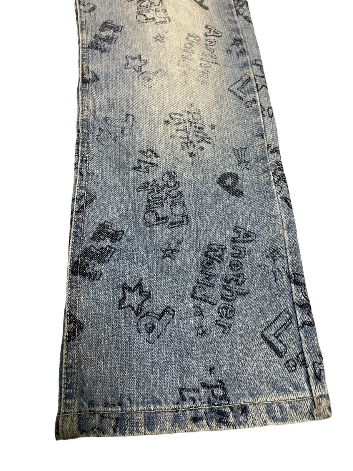 Japanese Brand Japanese Brand Punk Style Doodle Grafiti Jeans Size 26" / US 2 / IT 38 - 8 Thumbnail