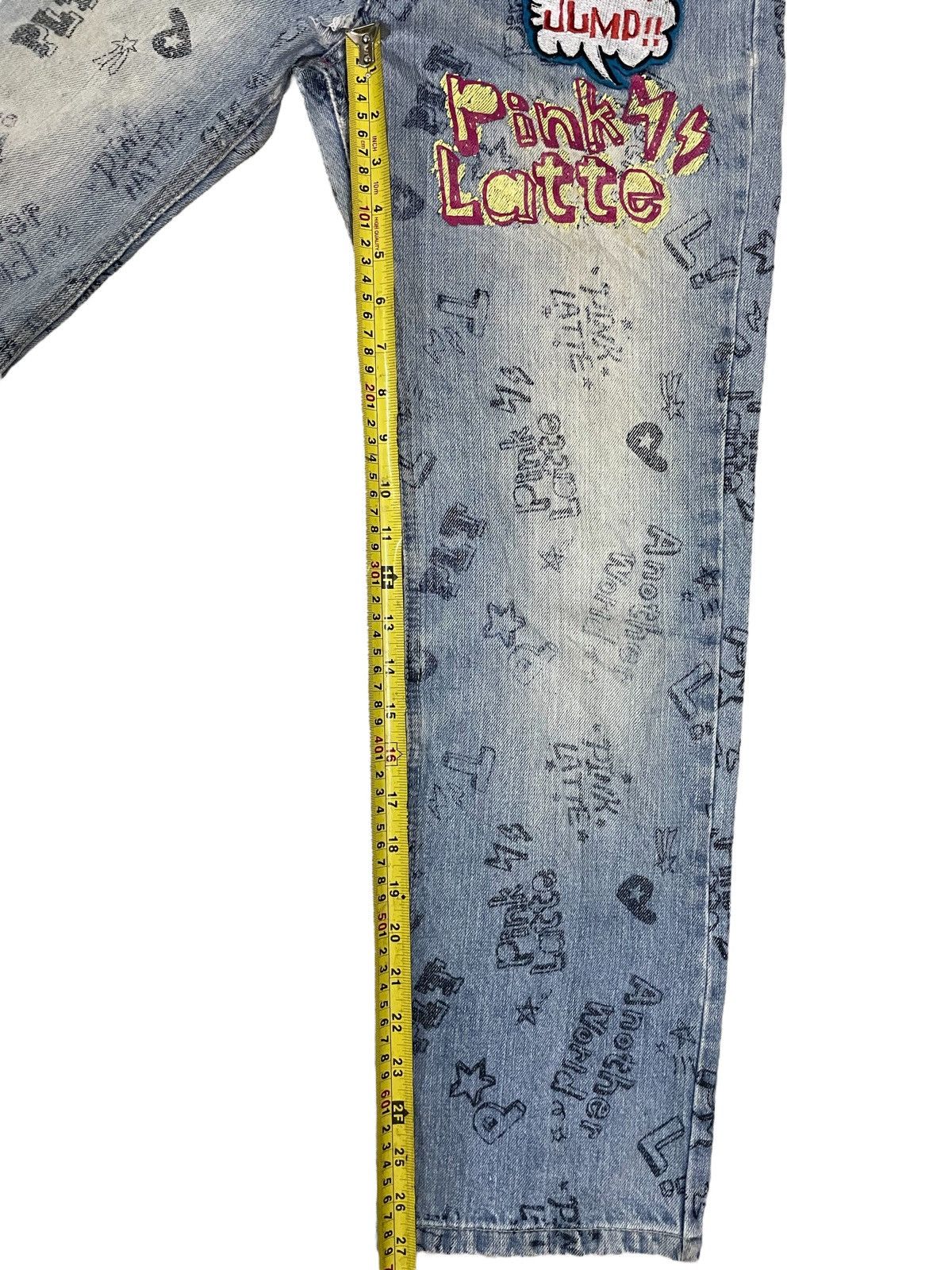 Japanese Brand Japanese Brand Punk Style Doodle Grafiti Jeans Size 26" / US 2 / IT 38 - 15 Thumbnail
