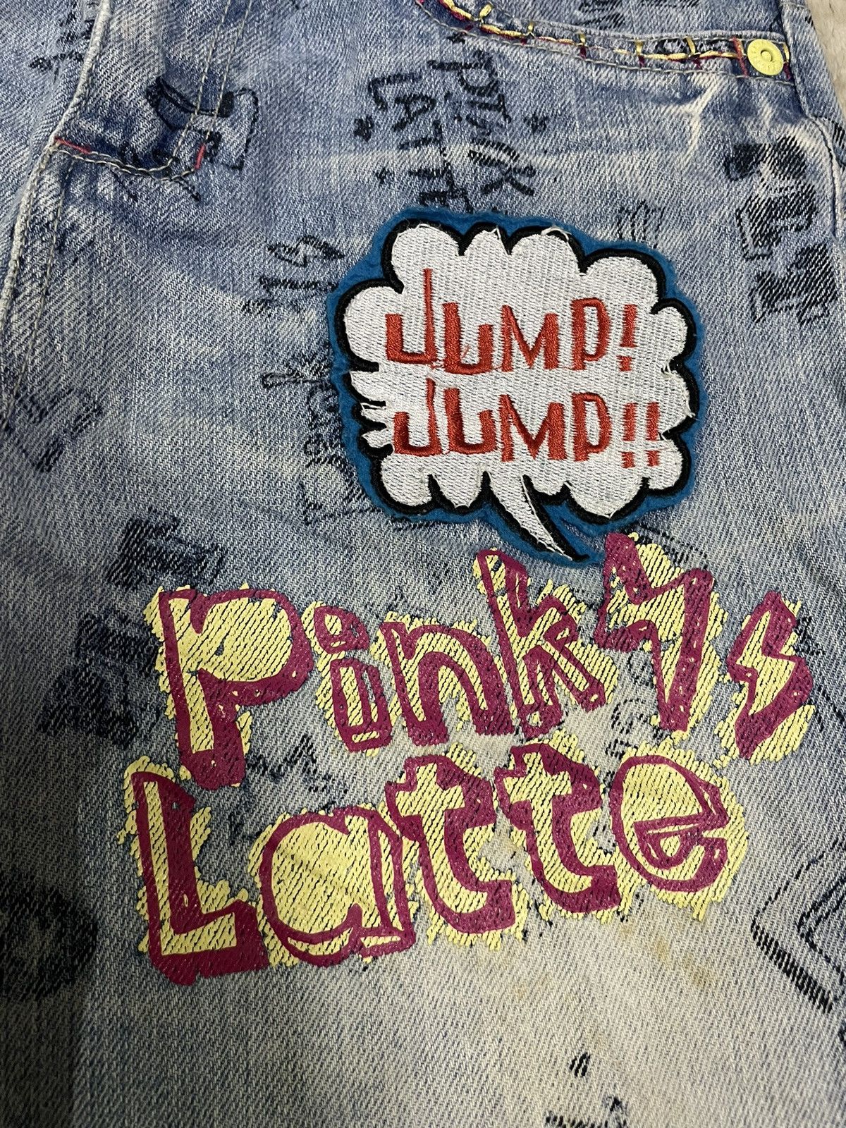 Japanese Brand Japanese Brand Punk Style Doodle Grafiti Jeans Size 26" / US 2 / IT 38 - 19 Thumbnail