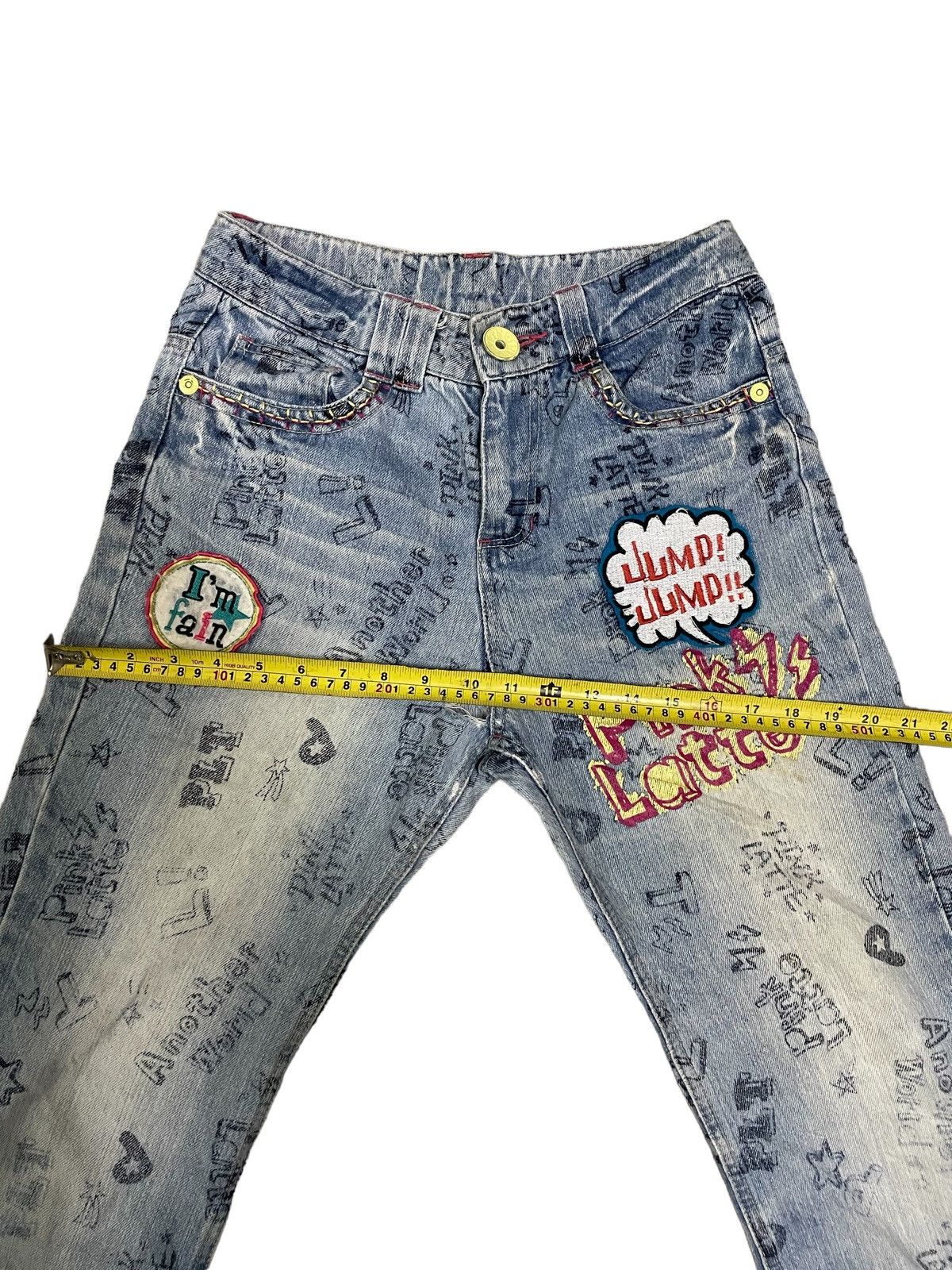 Japanese Brand Japanese Brand Punk Style Doodle Grafiti Jeans Size 26" / US 2 / IT 38 - 14 Thumbnail