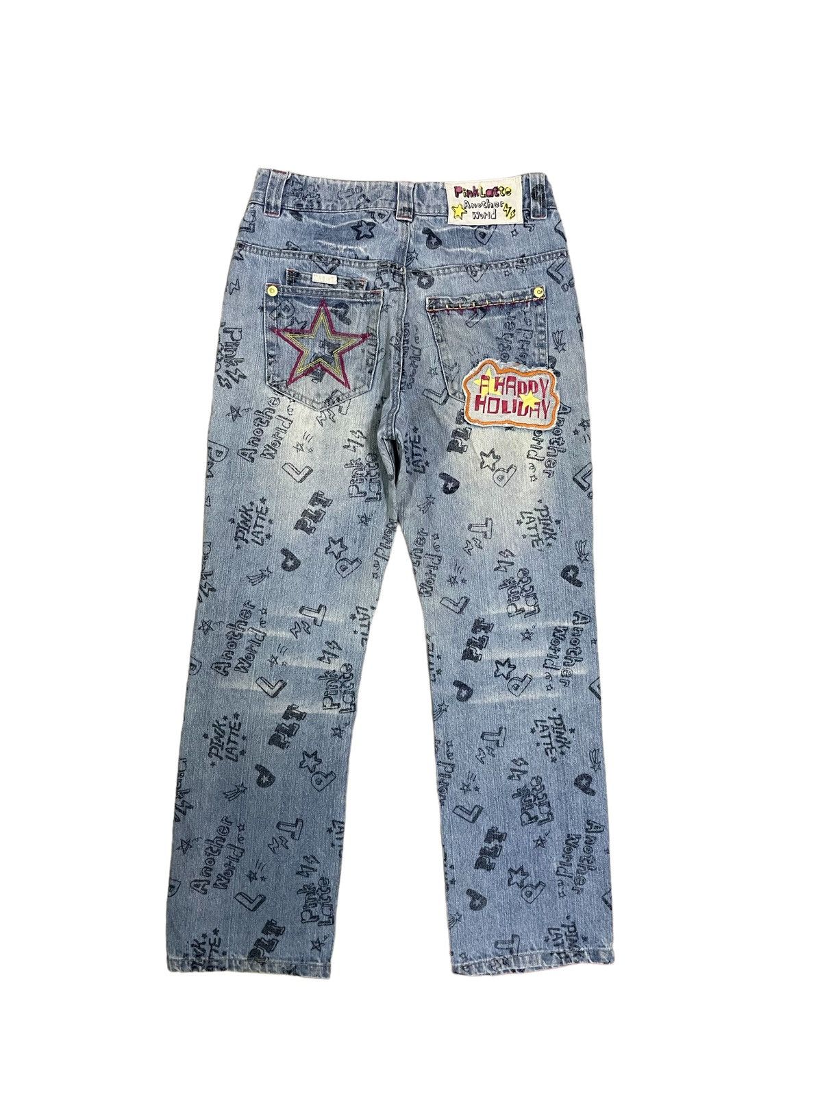 Japanese Brand Japanese Brand Punk Style Doodle Grafiti Jeans Size 26" / US 2 / IT 38 - 9 Thumbnail