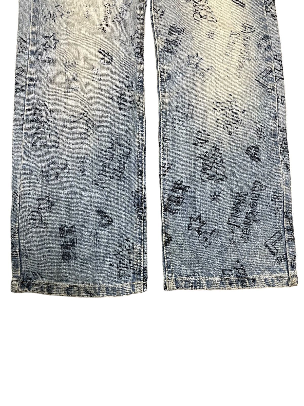 Japanese Brand Japanese Brand Punk Style Doodle Grafiti Jeans Size 26" / US 2 / IT 38 - 7 Thumbnail