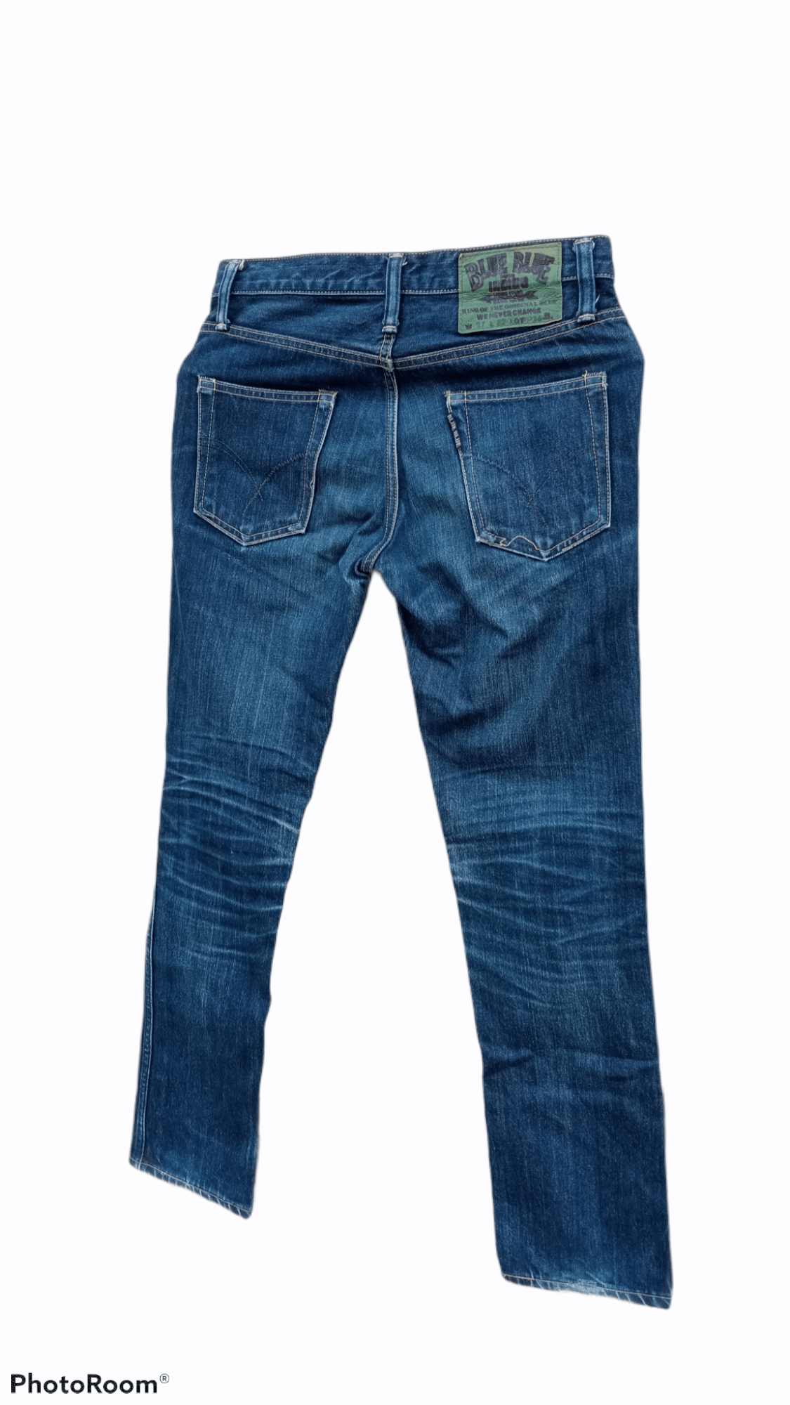Blue Blue Japan × Japanese Brand × Vintage 🔥🔥Vintage Blue Blue Japan HR Market Jeans Denim Size US 28 / EU 44 - 17 Thumbnail