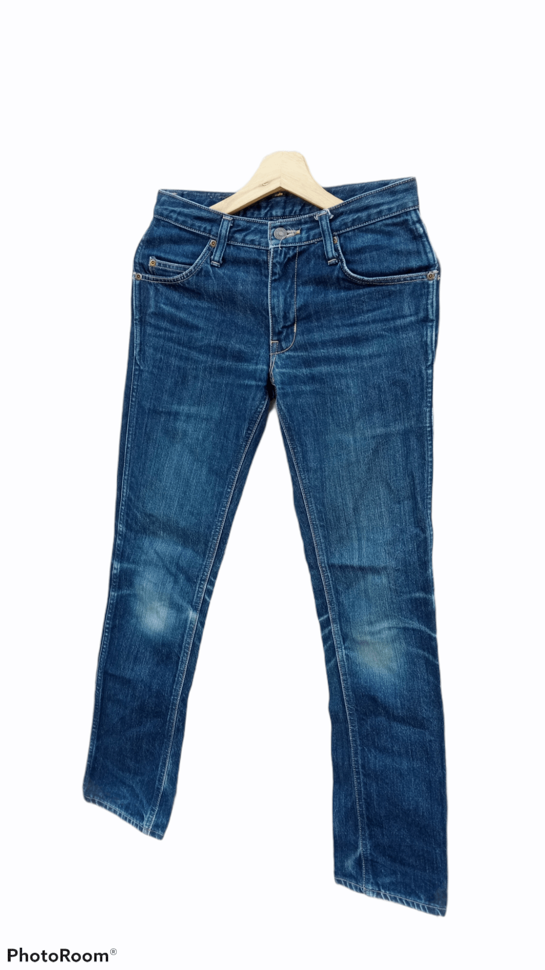 Blue Blue Japan × Japanese Brand × Vintage 🔥🔥Vintage Blue Blue Japan HR Market Jeans Denim Size US 28 / EU 44 - 3 Thumbnail