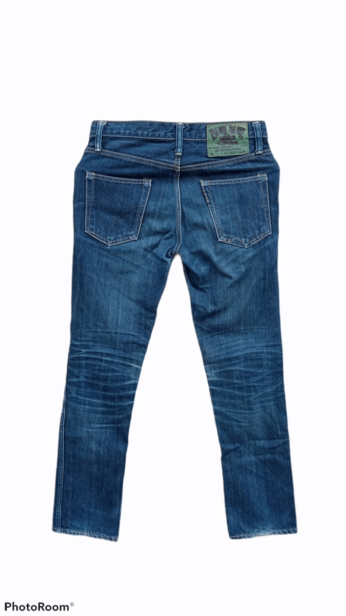 Blue Blue Japan × Japanese Brand × Vintage 🔥🔥Vintage Blue Blue Japan HR Market Jeans Denim Size US 28 / EU 44 - 15 Thumbnail