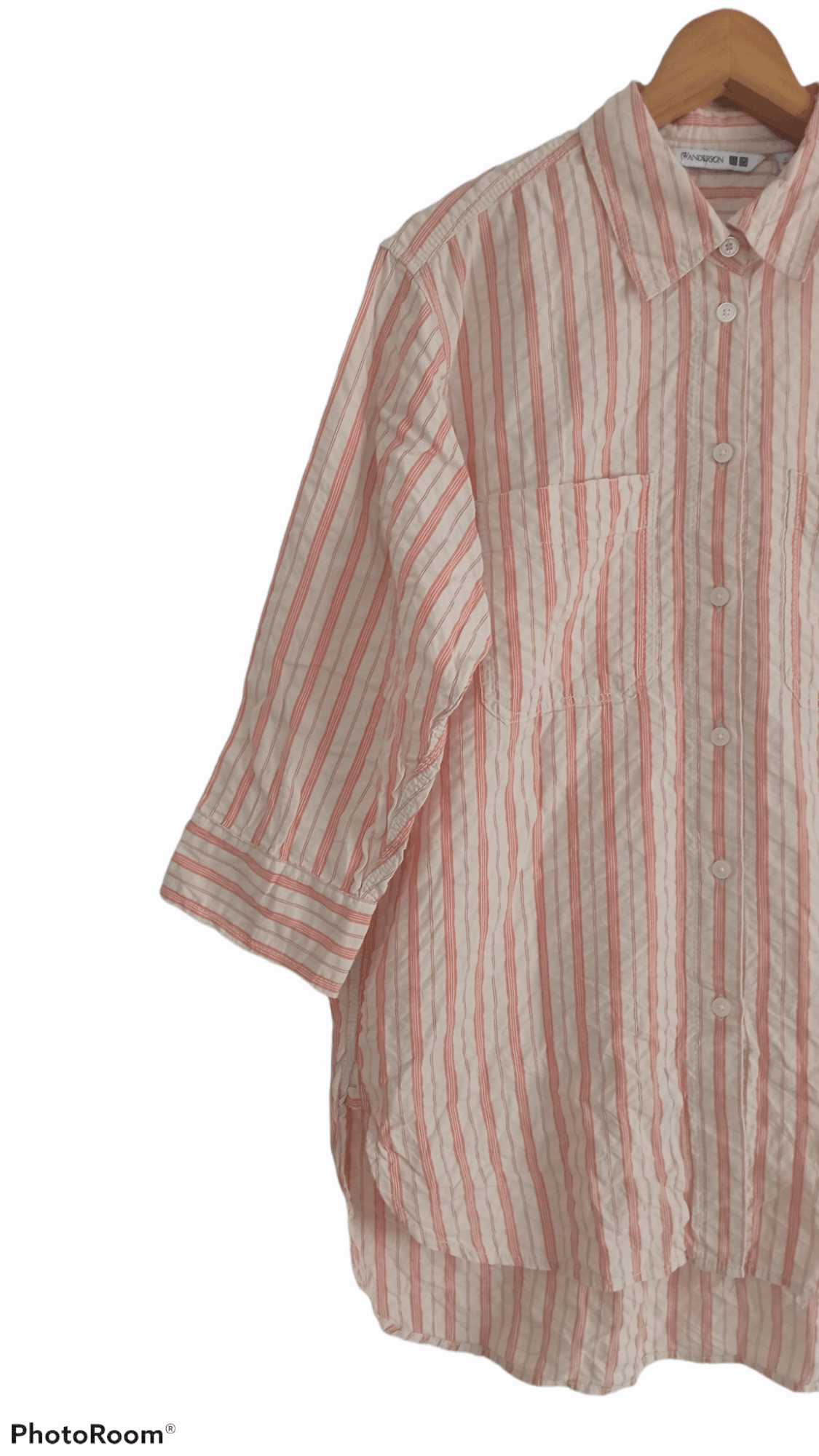 JW Anderson × Japanese Brand × Uniqlo 🔥🔥UT x J.W Anderson Striped LS Shirt Size US L / EU 52-54 / 3 - 4 Thumbnail
