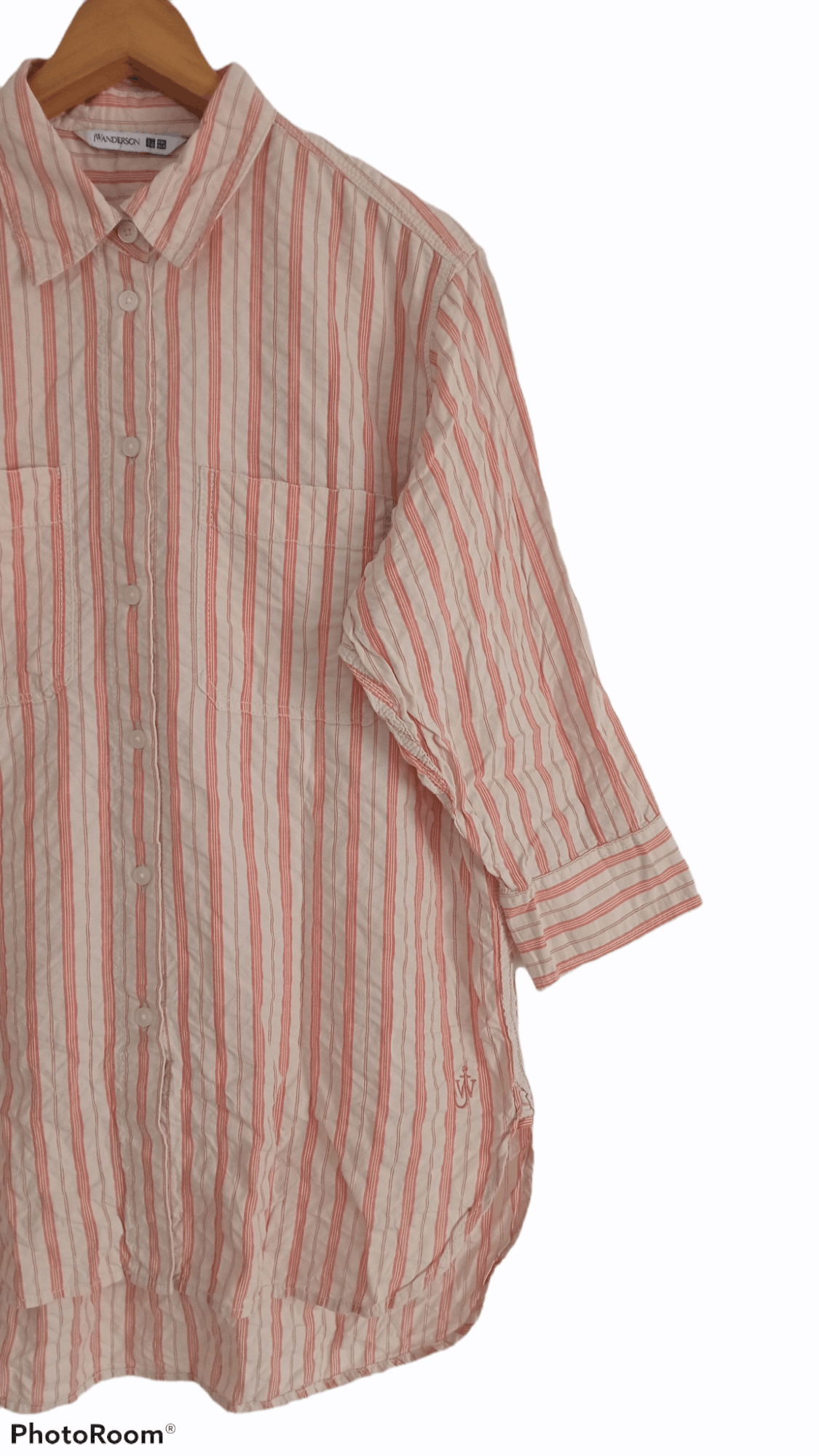 JW Anderson × Japanese Brand × Uniqlo 🔥🔥UT x J.W Anderson Striped LS Shirt Size US L / EU 52-54 / 3 - 5 Thumbnail