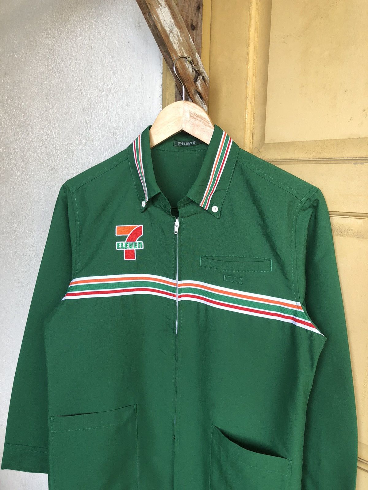 Vintage Vintage 90s 7 Eleven Work Button Up Shirt Long Sleeve Size US M / EU 48-50 / 2 - 3 Thumbnail