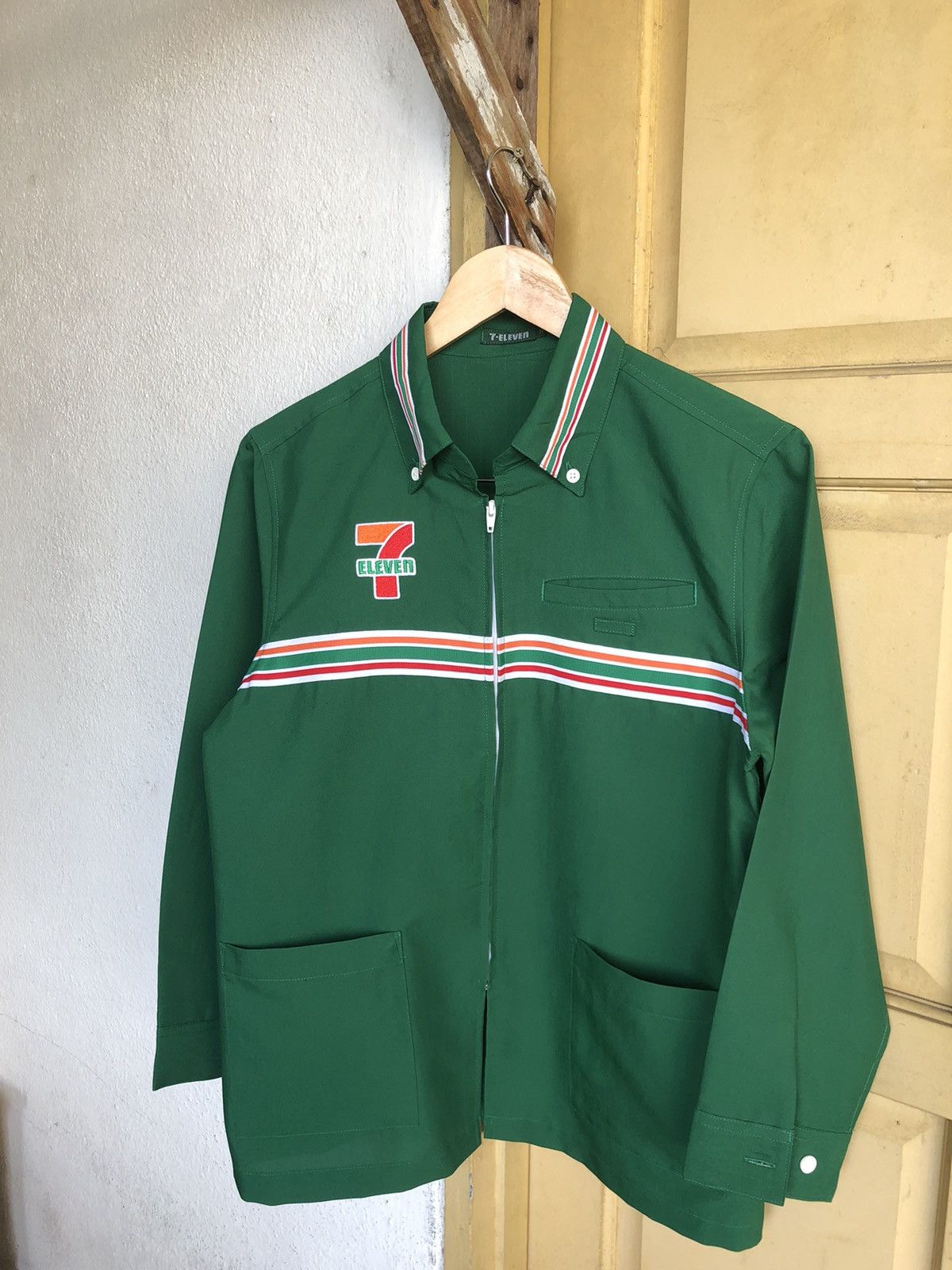 Vintage Vintage 90s 7 Eleven Work Button Up Shirt Long Sleeve Size US M / EU 48-50 / 2 - 10 Thumbnail