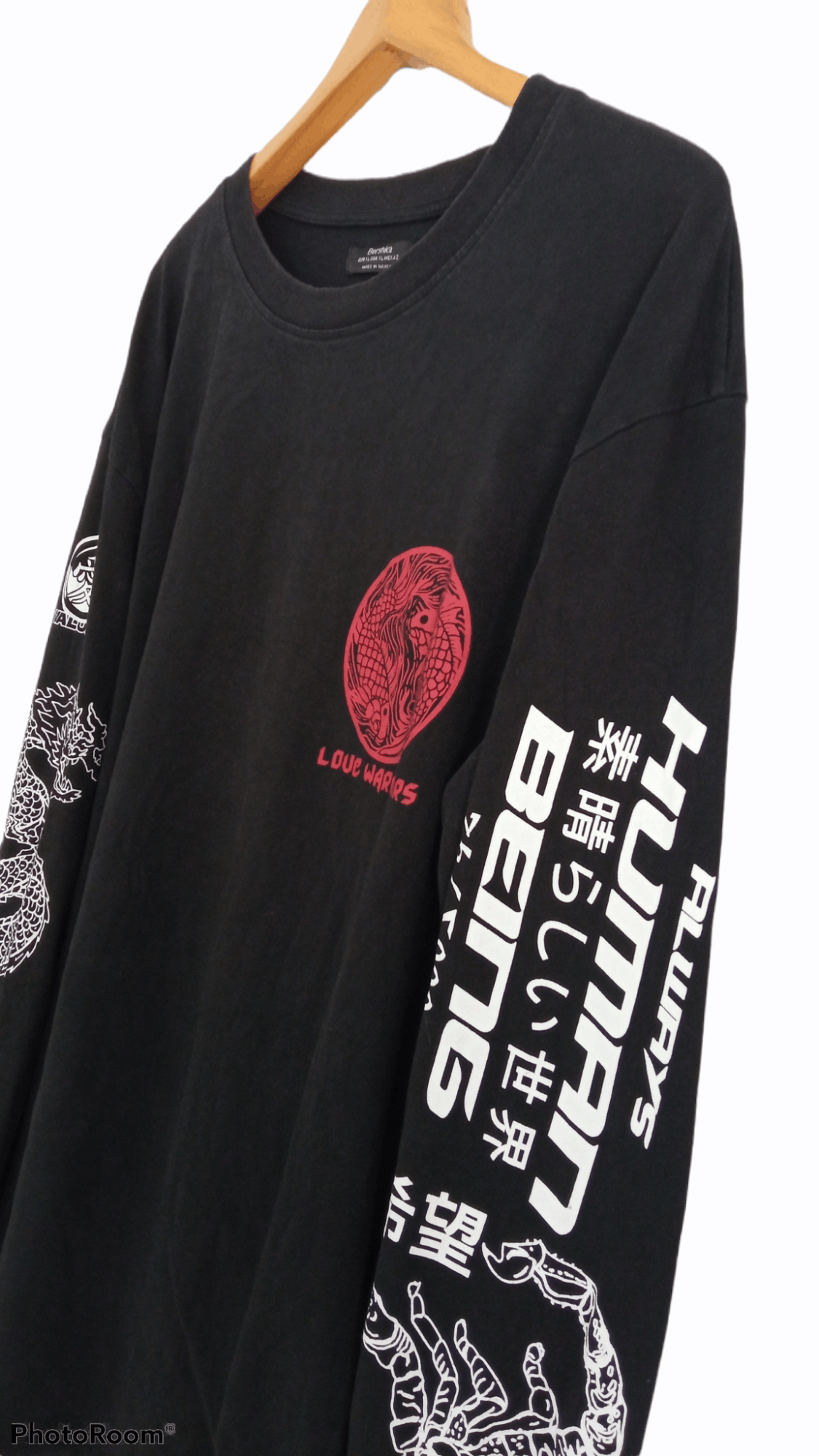 Bershka × Japanese Brand 🔥🔥Bershka Animals Motive Printed LS T-Shirt Size US XL / EU 56 / 4 - 11 Thumbnail