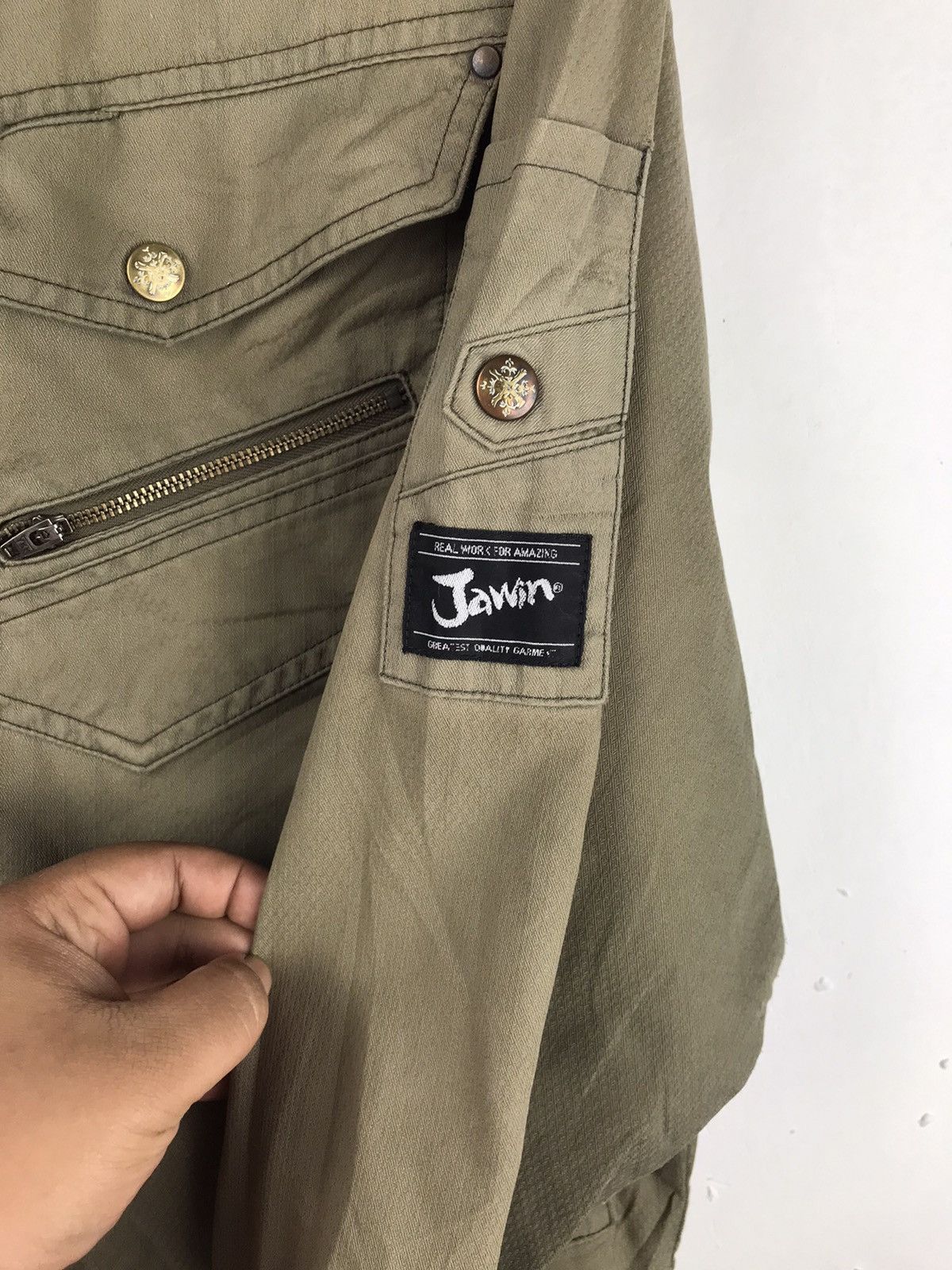 Japanese Brand × Vintage Jawin Workers full zipper jacket Size US XL / EU 56 / 4 - 9 Thumbnail